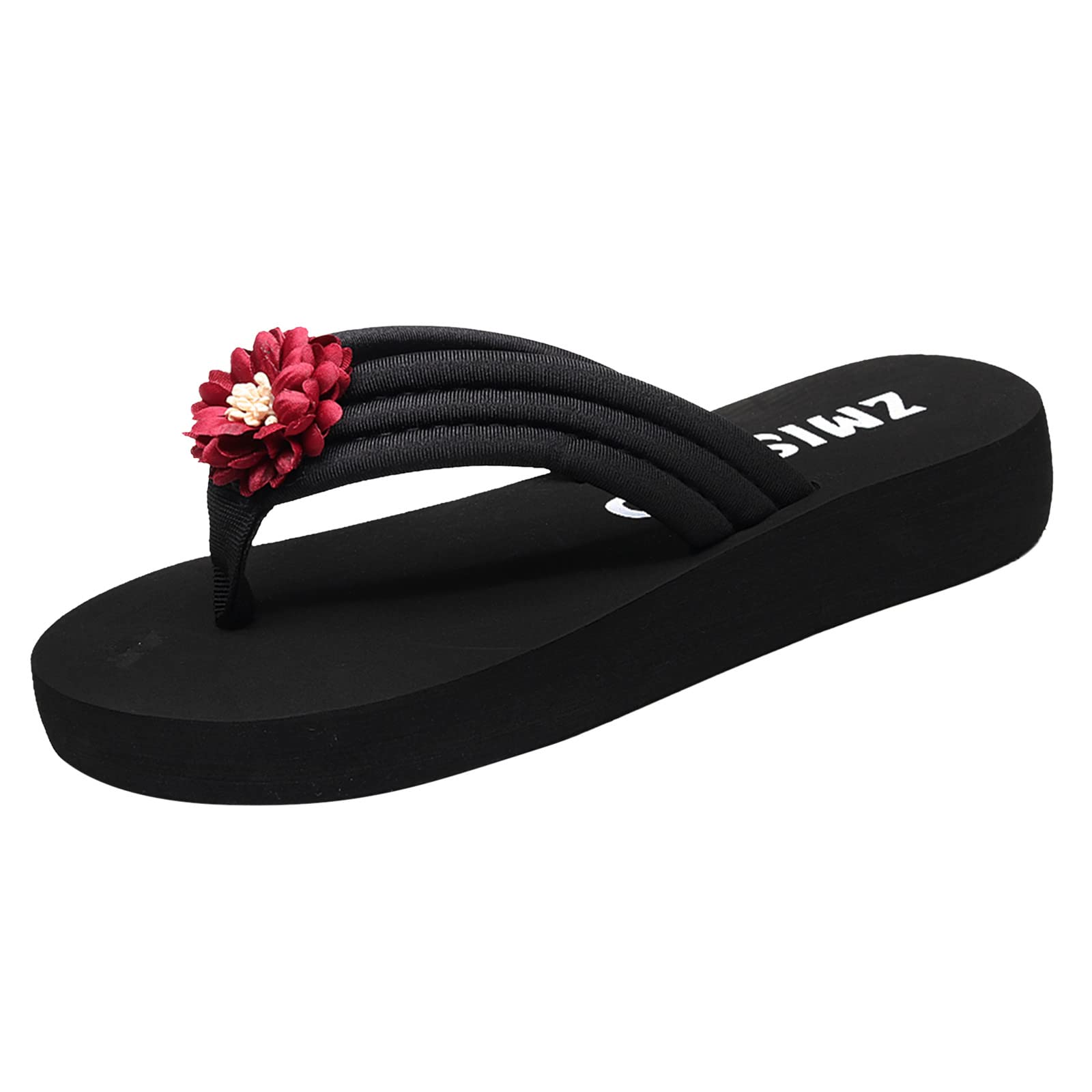 Women's Summer Wedge Sandals with Toe Clip - Fashion Beach Sandals for Girls & Women - Perfect for Beach Vacations, Pool Parties & Casual Outings