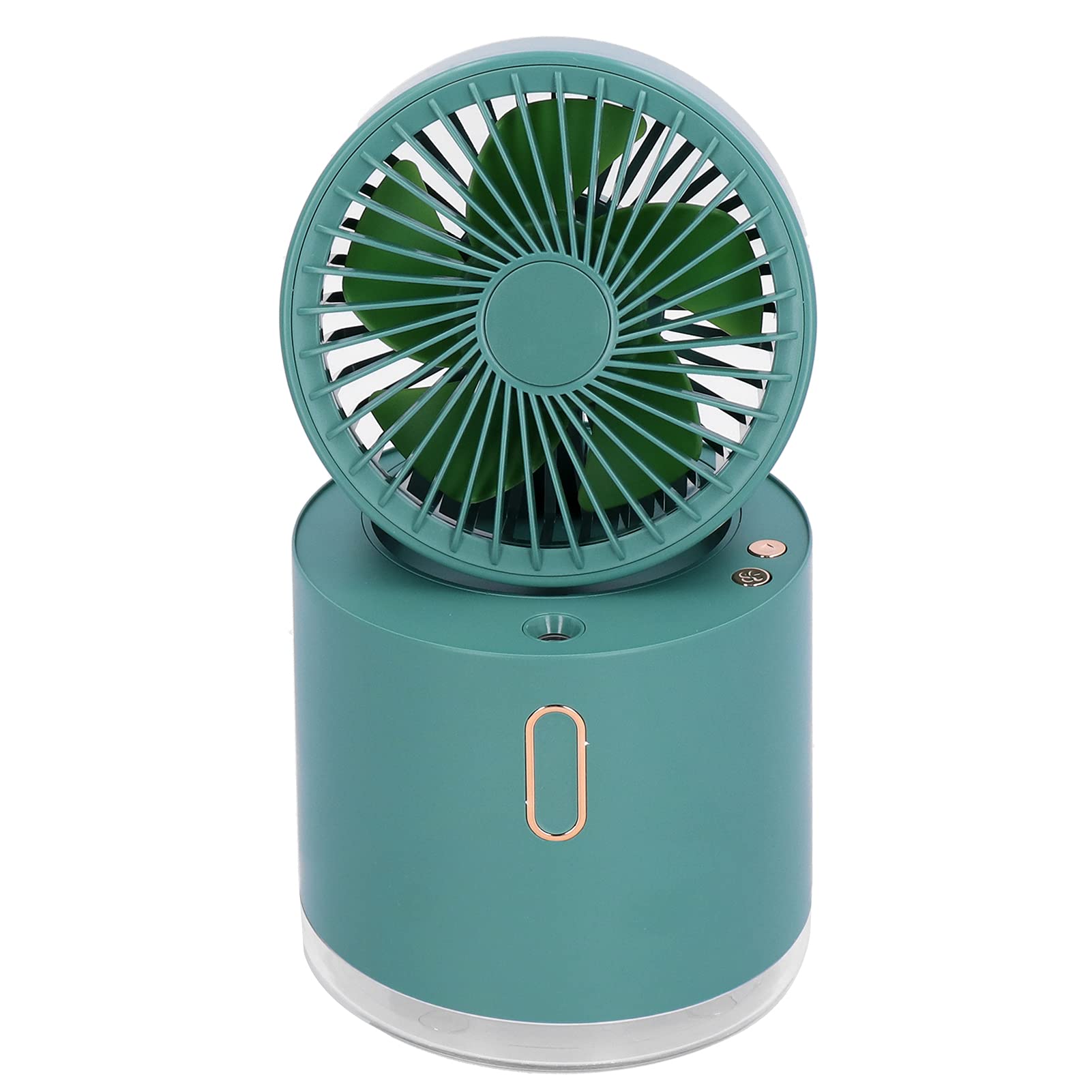 Portable USB Table Misting Fan - 300ML Large Water Tank, Foldable Mini Desk Cool Mist Spray Fan with 90° Auto Oscillation, Ultra Quiet for Office & Home Use | Perfect for Work Desks, Bedrooms & Outdoor Relaxation