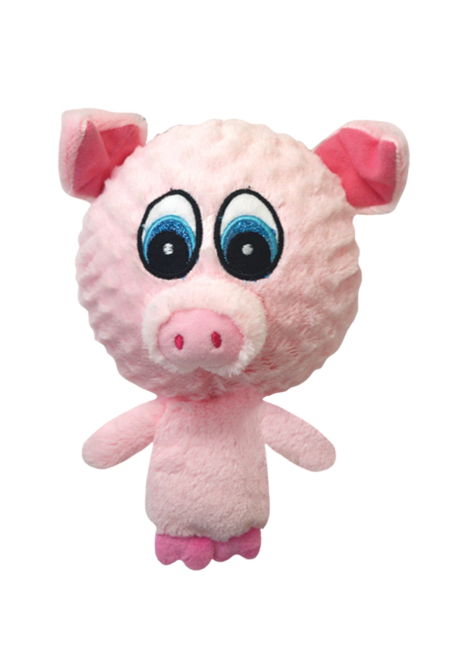 Multipet 43236-1 Knobby Noggins Pig Dog Toy - Durable Chew Toy for Small & Medium Dogs - Perfect for Playtime, Training & Teething Relief