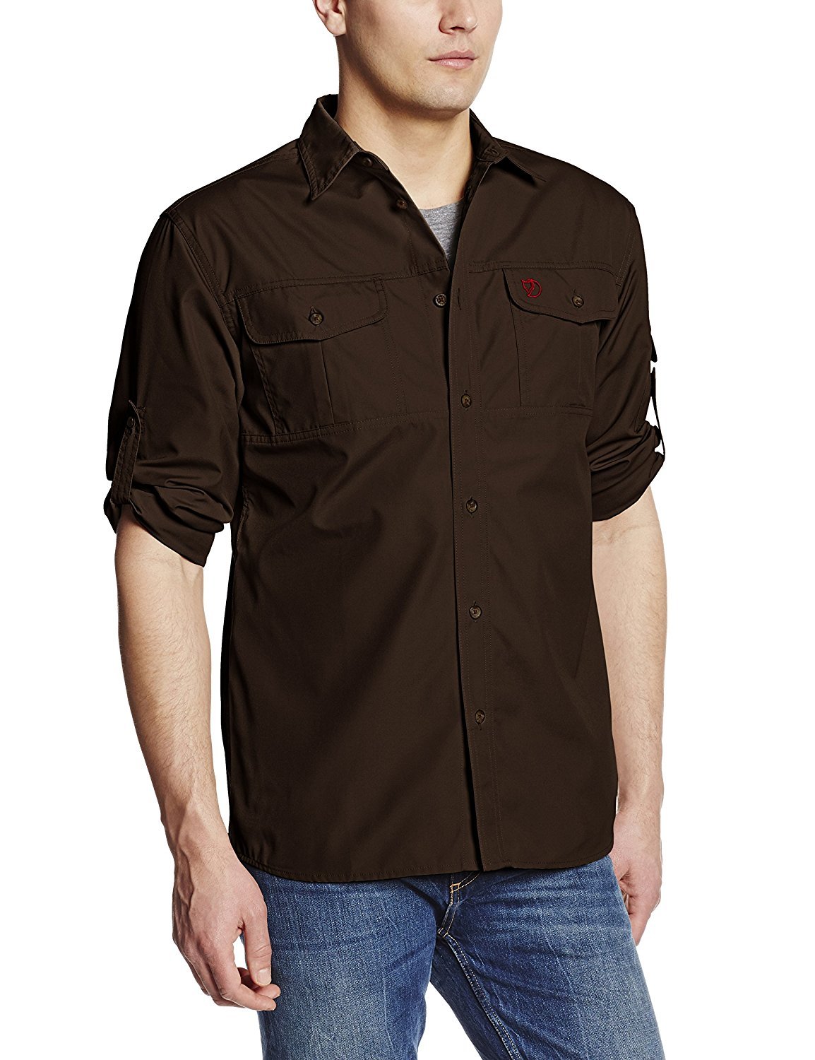 Fjallraven Men's Sarek Trekking Shirt - Lightweight Hiking & Outdoor Adventure Shirt for Men - Moisture-Wicking & Breathable Performance Top for Camping, Backpacking & Travel