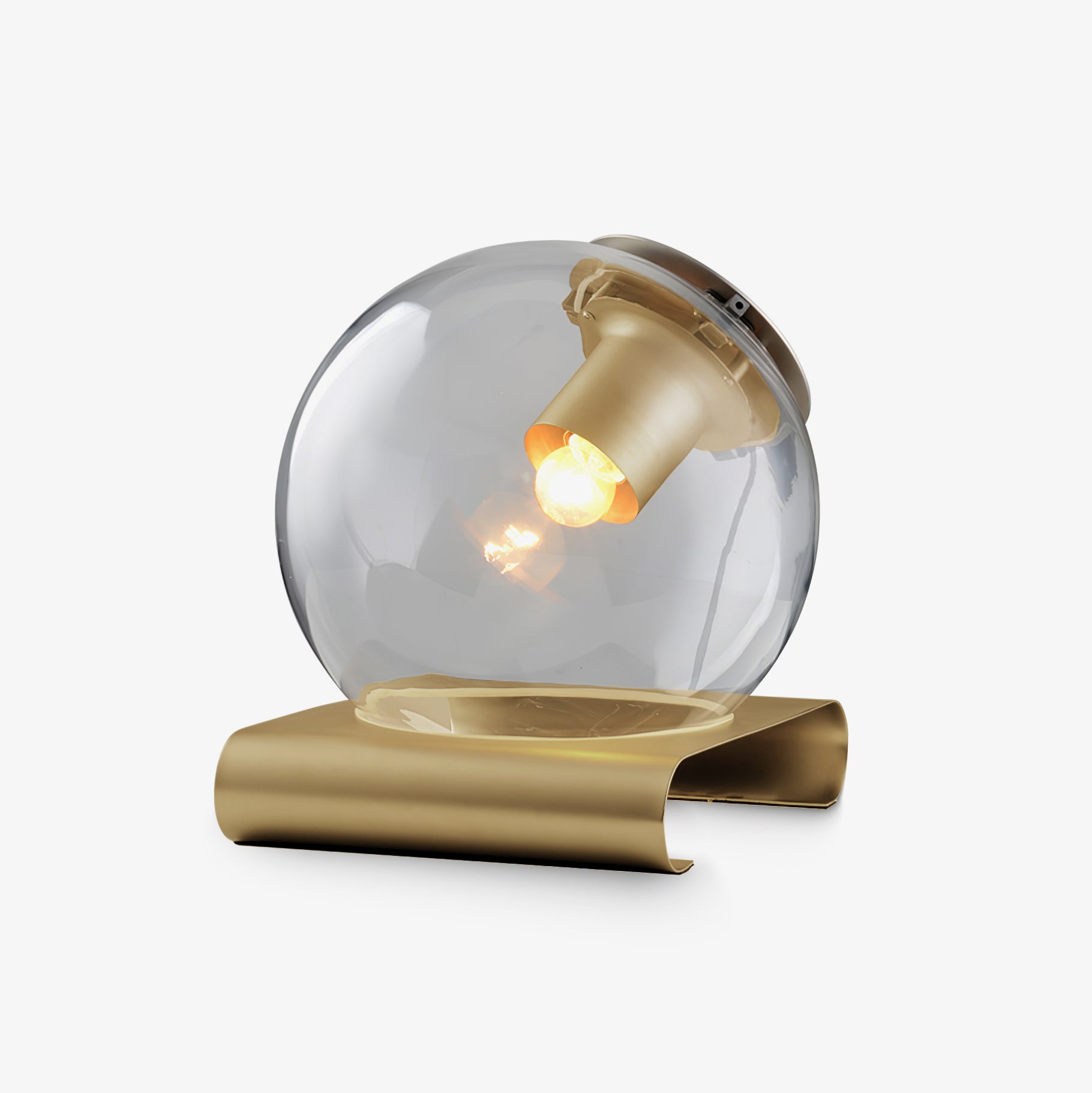 Anvia Modern Glass Table Lamp - Elegant Bedside Lighting for Bedroom, Living Room & Office - Perfect for Reading, Relaxing & Decor