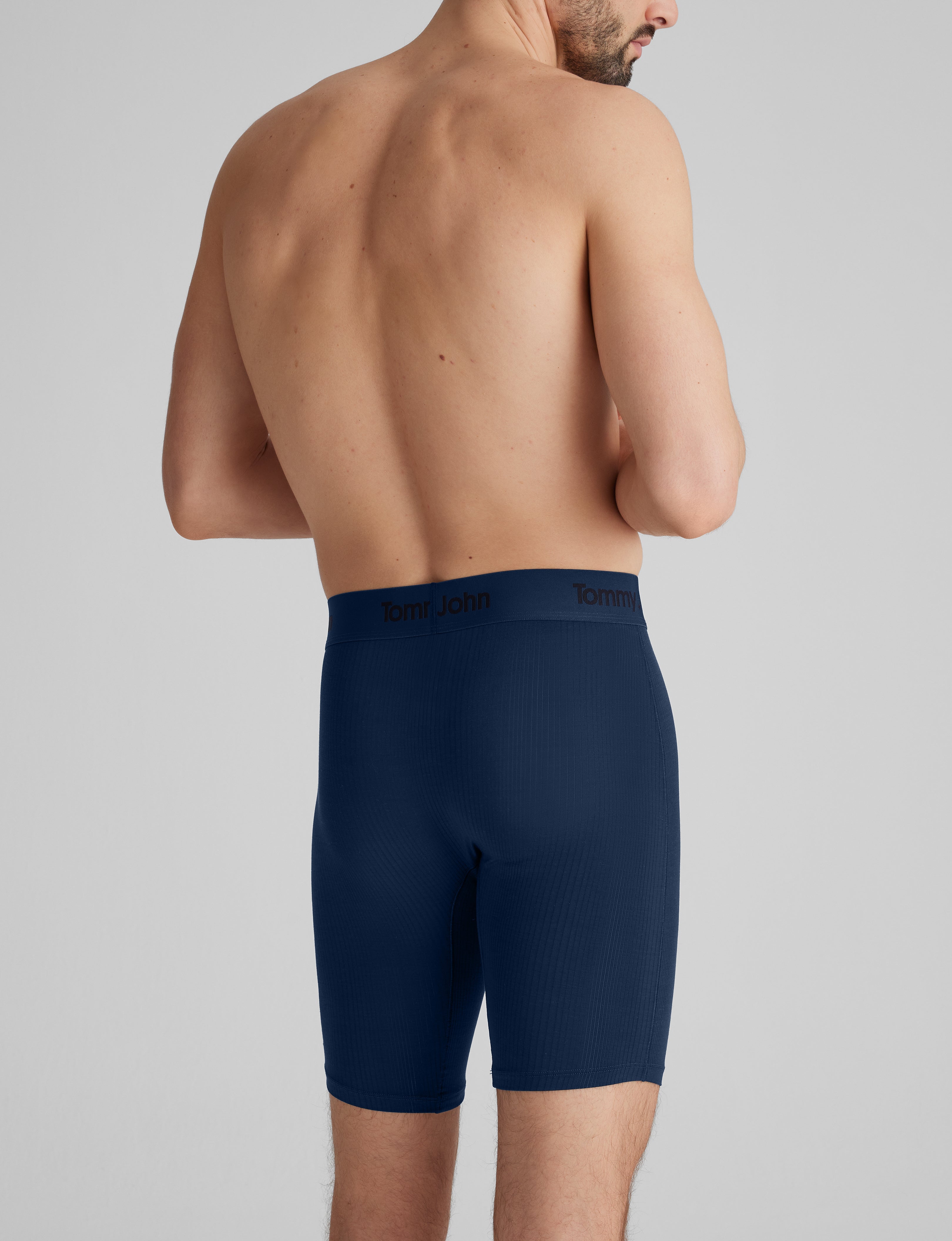 Premium Second Skin Luxe Rib Boxer Briefs - 8 Pack of Ultra-Soft Men's Underwear for All-Day Comfort | Perfect for Workout, Lounge & Everyday Wear