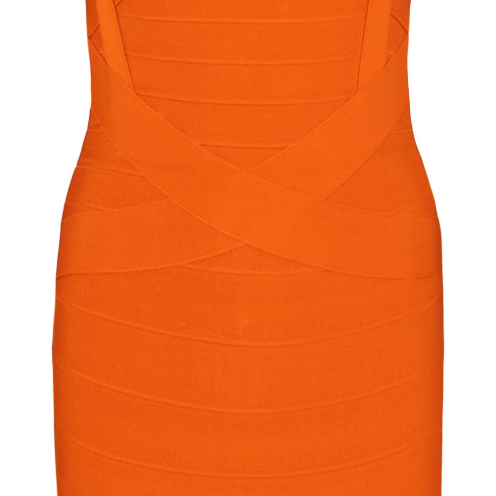 Sexy Midi-Calf Rayon Bandage Dress with Spaghetti Straps - Slim Fit Bodycon Dress for Women | Perfect for Club, Party, Date Night and Special Occasions