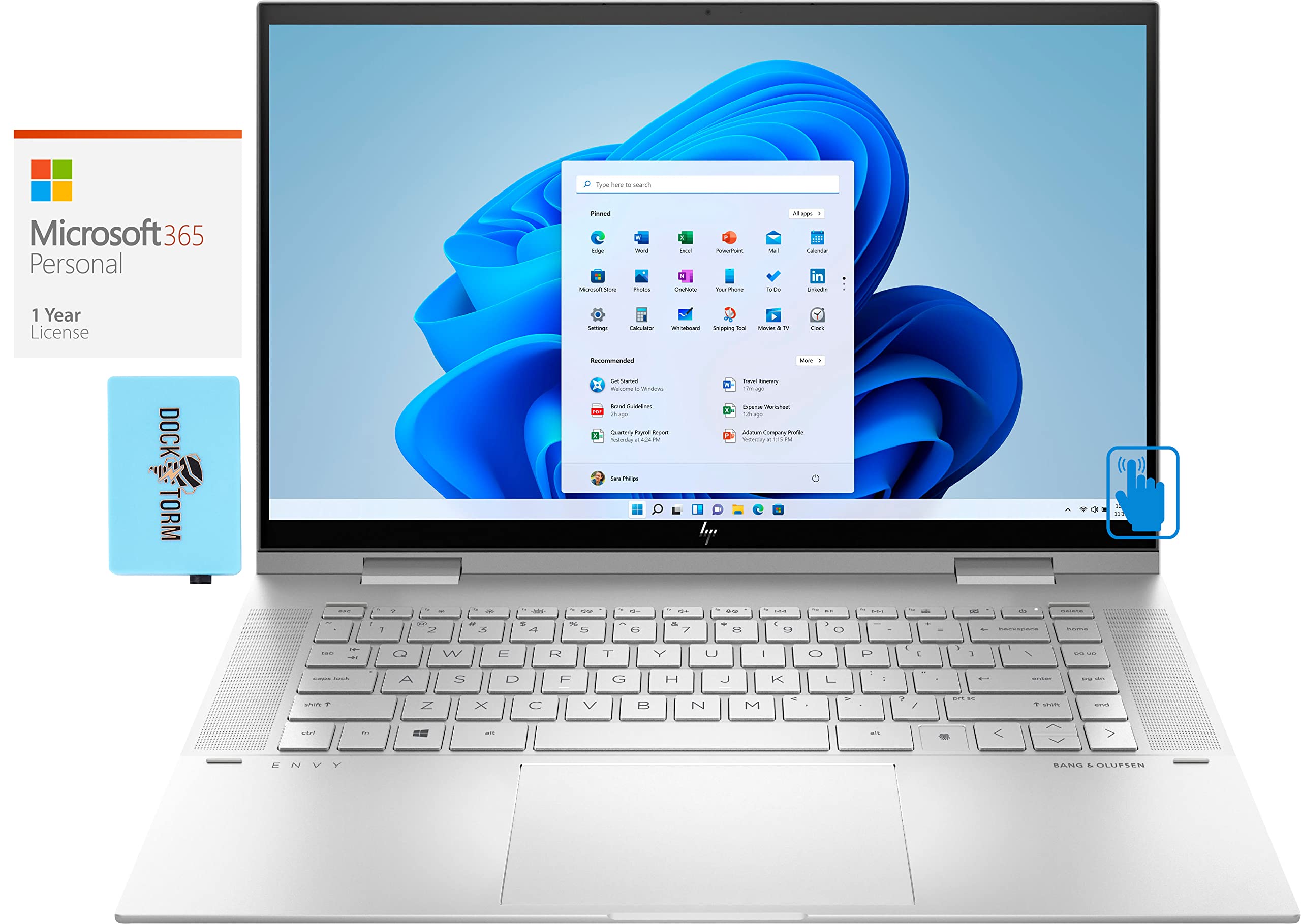 HP Envy x360 2-in-1 Convertible Laptop - Intel Core i5-1135G7, 8GB RAM, 1TB SSD, 15.6