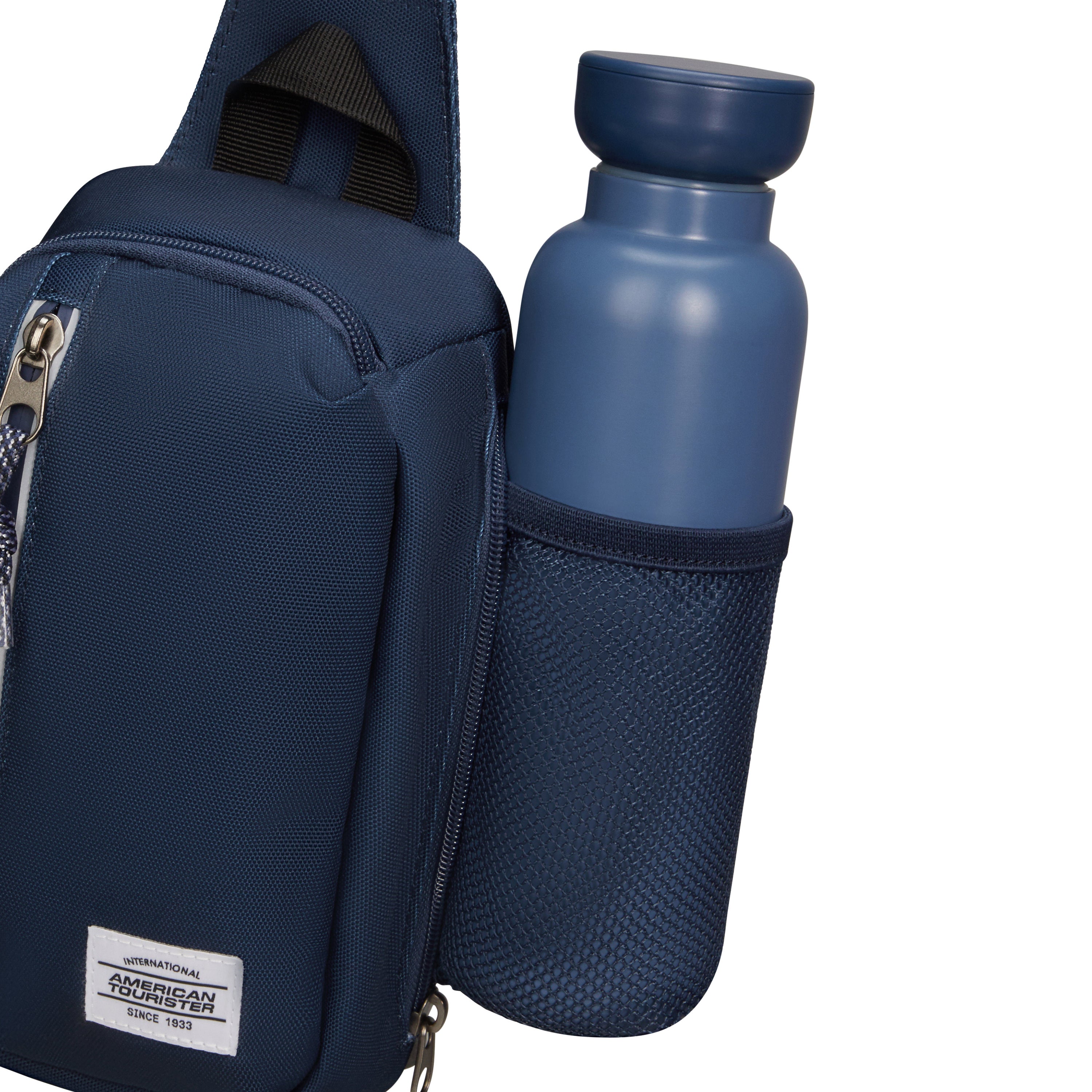American Tourister BrightUp Sling Bag - Lightweight Crossbody Travel Bag for Men & Women, Perfect for Commuting, Shopping & Outdoor Adventures