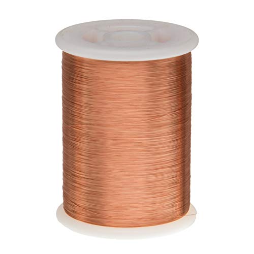 Enameled Copper Magnet Wire 36 AWG - 1 lb Spool (12,380 ft Length, 0.0060