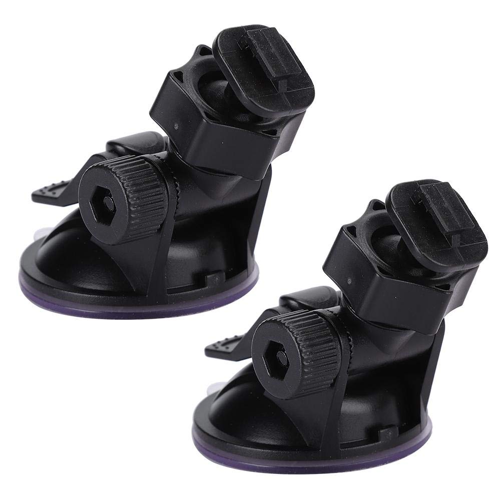 360° Adjustable Car Mount Holder for Dash Cam & Bluetooth Speaker - Durable Suction Cup Design for Secure Hands-Free Driving