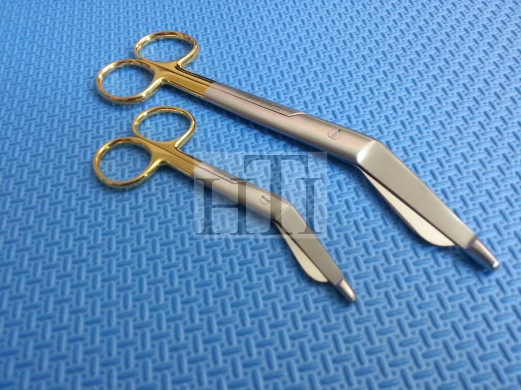 Premium O.R Grade Gold Handle SUPERCUT Lister Bandage Scissors Set of 2 (4.5