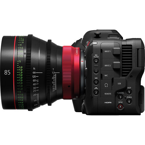 Canon CN-R 85mm T1.3 L F Cinema Prime Lens for RF Mount - Professional 4K Video & Film Production, Portrait Photography, Low-Light Shooting