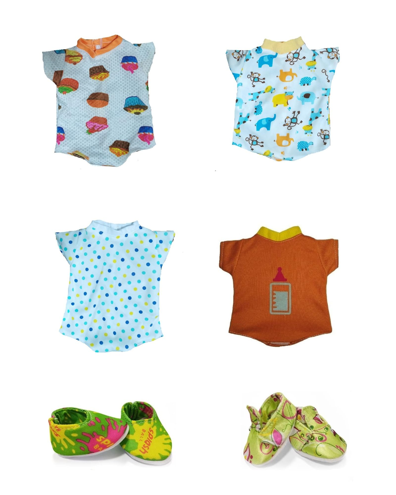10-11-12 Inch Baby Doll Clothes for Alive & Reborn Dolls - Newborn Boy Outfits for Playtime & Collecting