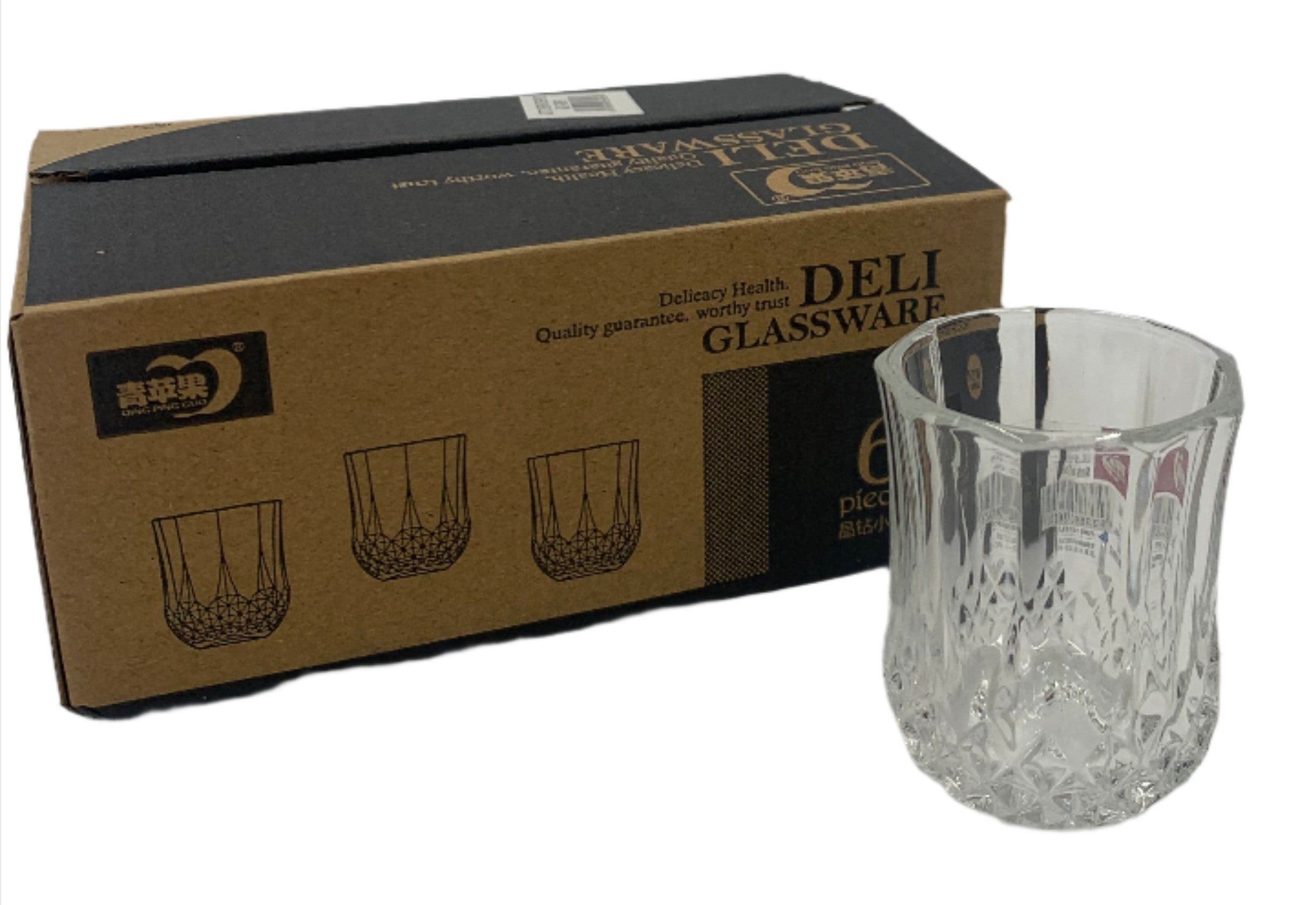 6-Piece Shot Glass Set - Bulk 144 Cases - Perfect for Parties, Bars, and Home Entertaining