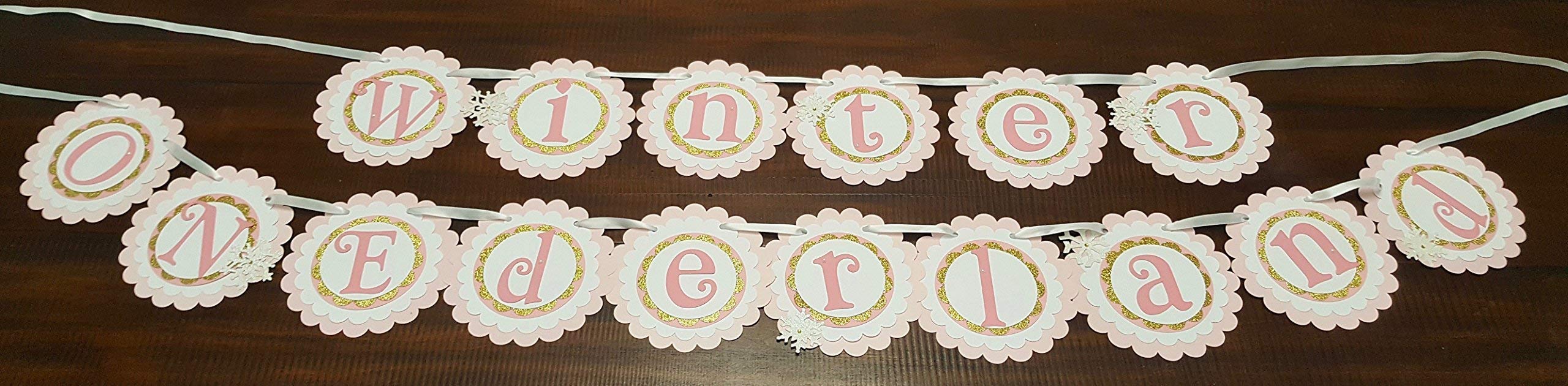 Winter Onederland Birthday Party Banner - 1st Birthday Decorations for Boys & Girls - Perfect for Winter Themed Baby Showers, Nursery Decor, and Birthday Celebrations