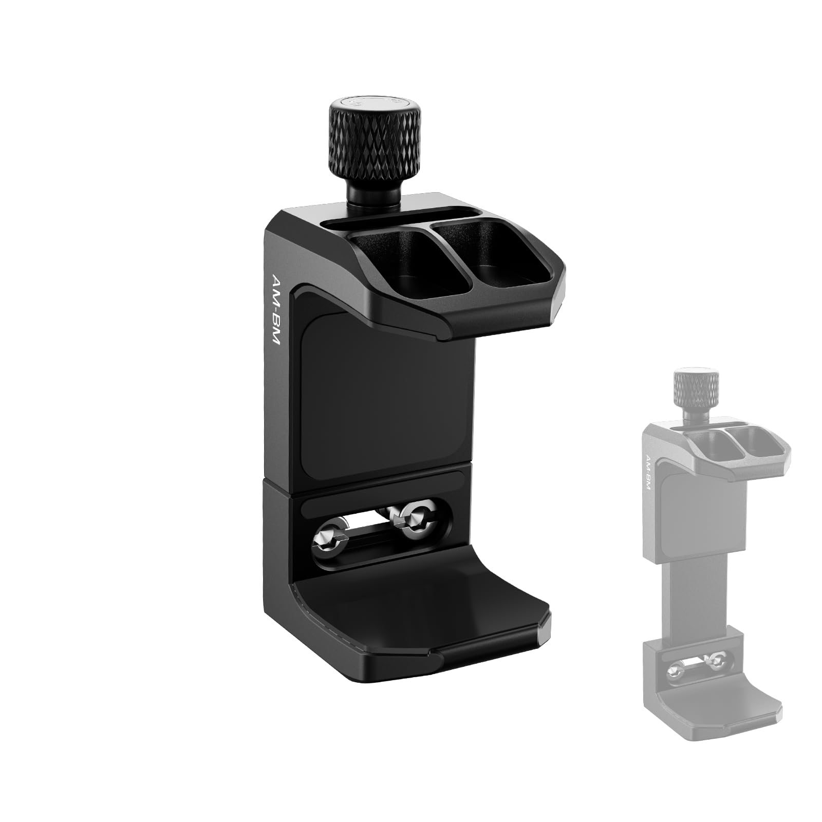 SIRUI Universal Aluminum Power Bank Holder - Adjustable Clamp Mount for Camera, Smartphone & DSLR - Perfect for Vlogging, Travel & Outdoor Photography