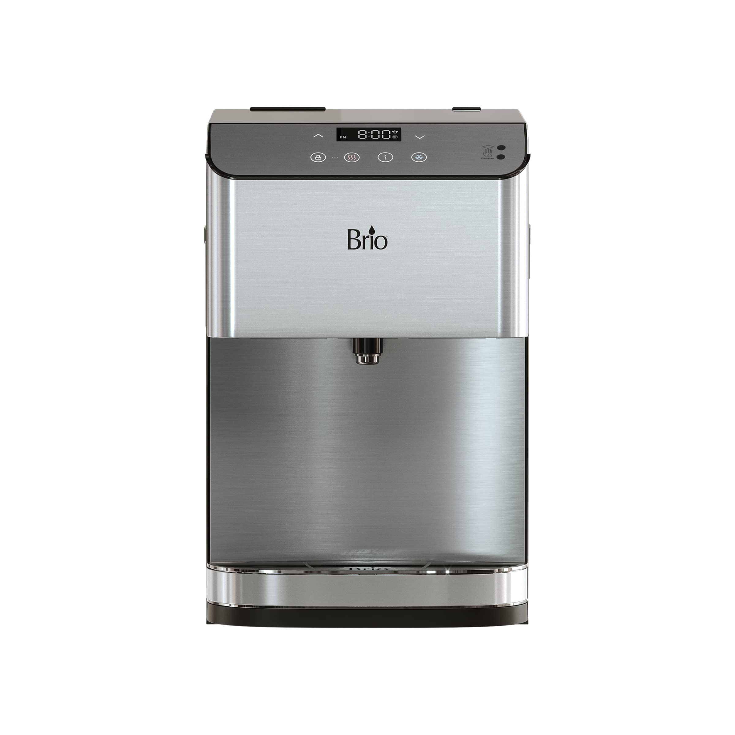 Brio 700 Series Moderna 3-Stage Touchless Countertop Bottleless Water Cooler Dispenser - Hot, Cold & Room Temperature - Perfect for Home, Office & Kitchen Use