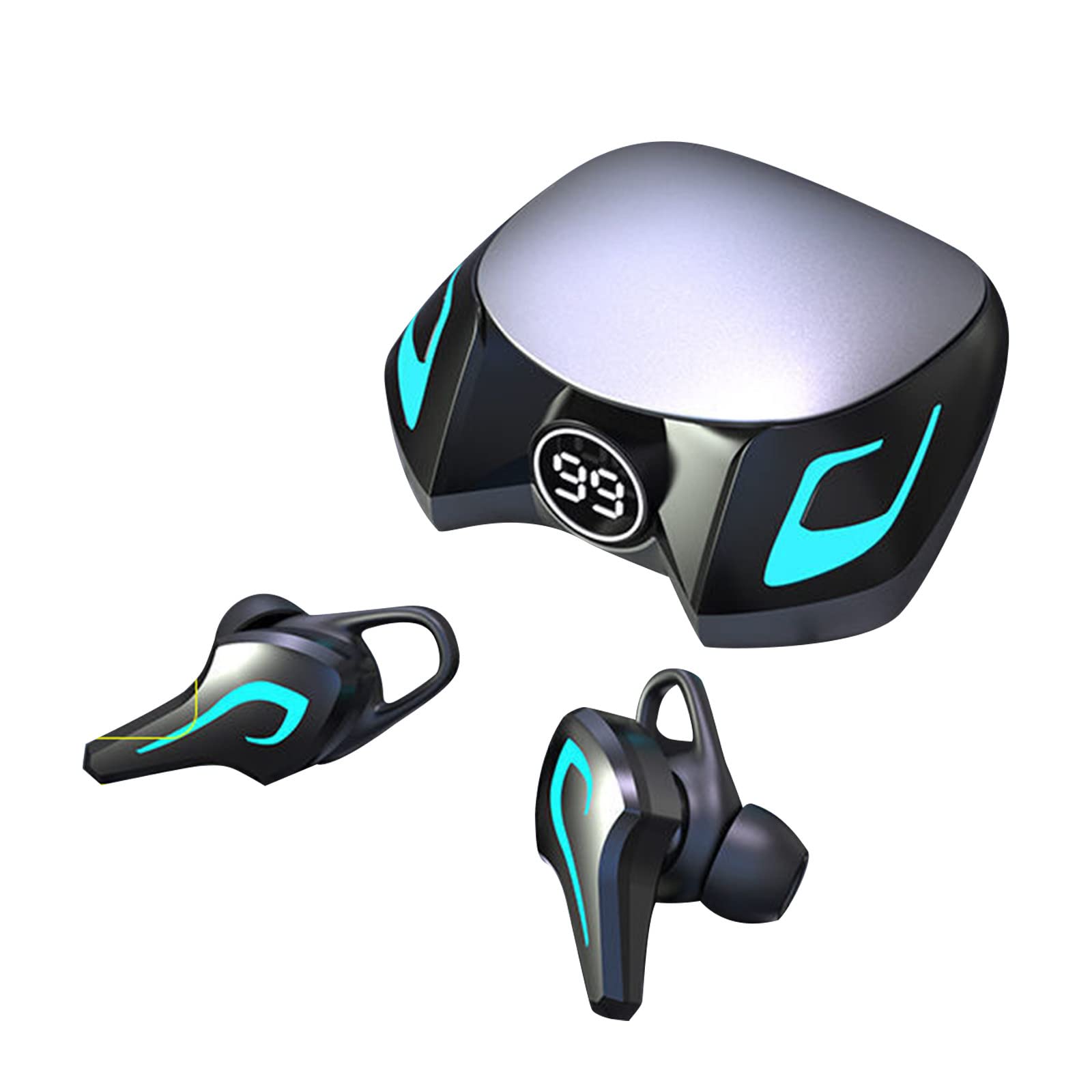 Wireless Bluetooth Gaming Headset with Stereo Sound, Dual Mode Call, Low Latency, Noise Cancelling - Perfect for Esports, Gaming, Music & Online Meetings