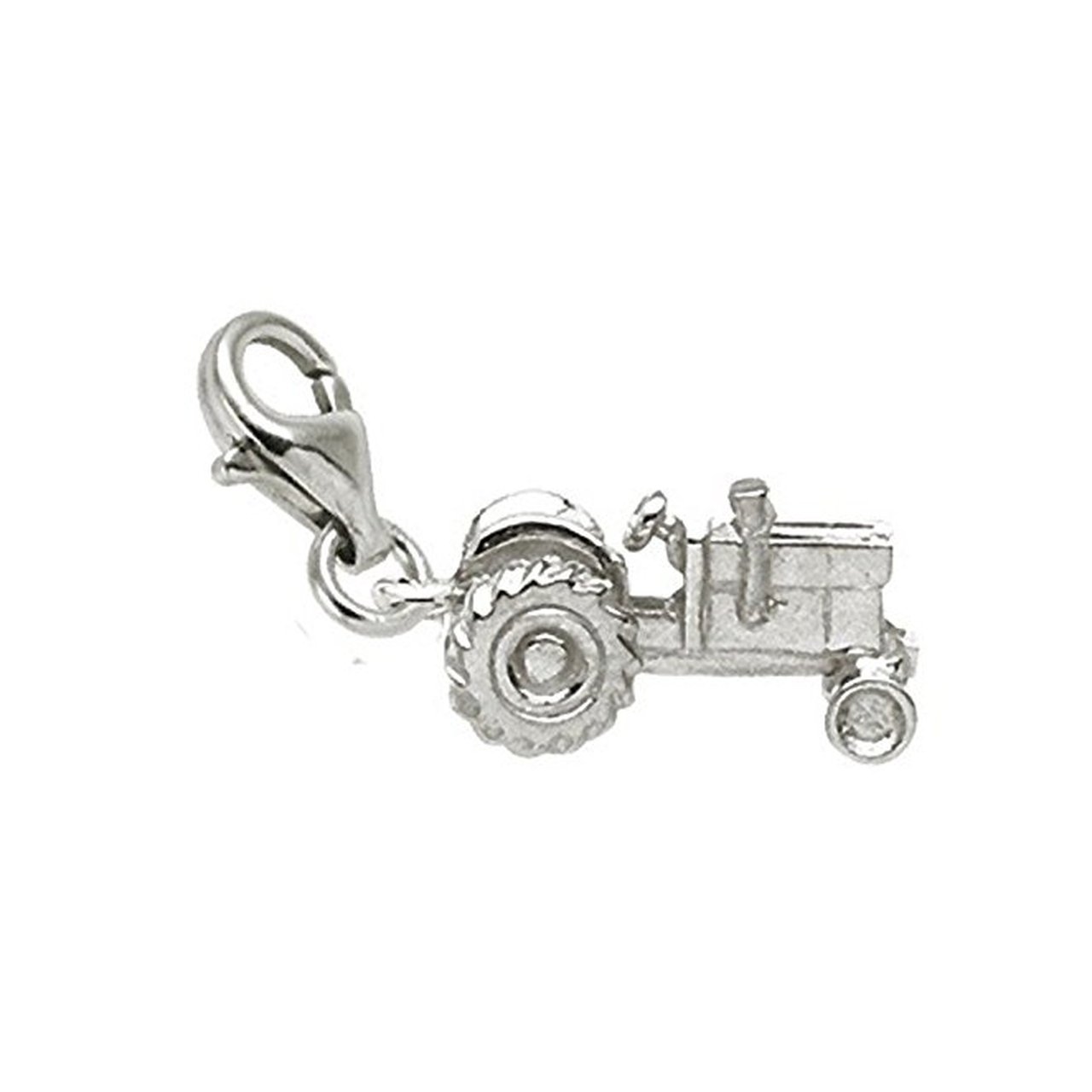 Tractor Charm with Lobster Claw Clasp - Durable Jewelry Charms for Bracelets & Necklaces - Perfect for Farmers, Country Lovers & DIY Jewelry Making