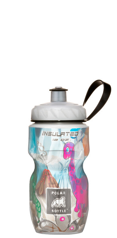 **Polar Bottle Dino Mighty 12oz (355mL) Insulated Water Bottle for Kids - BPA-Free, Leak-Proof, Durable for School, Sports & Outdoor Adventures**