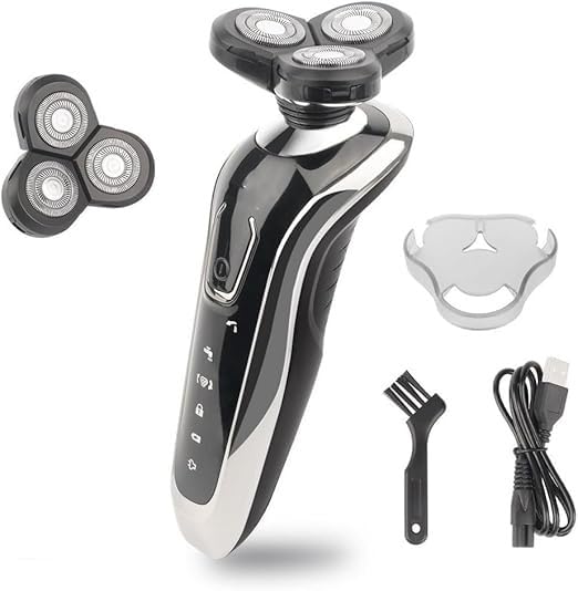 Premium Electric Razor for Men - Powerful Rechargeable & Waterproof Beard Trimmer - Perfect for Travel, Gym & Daily Grooming Routine