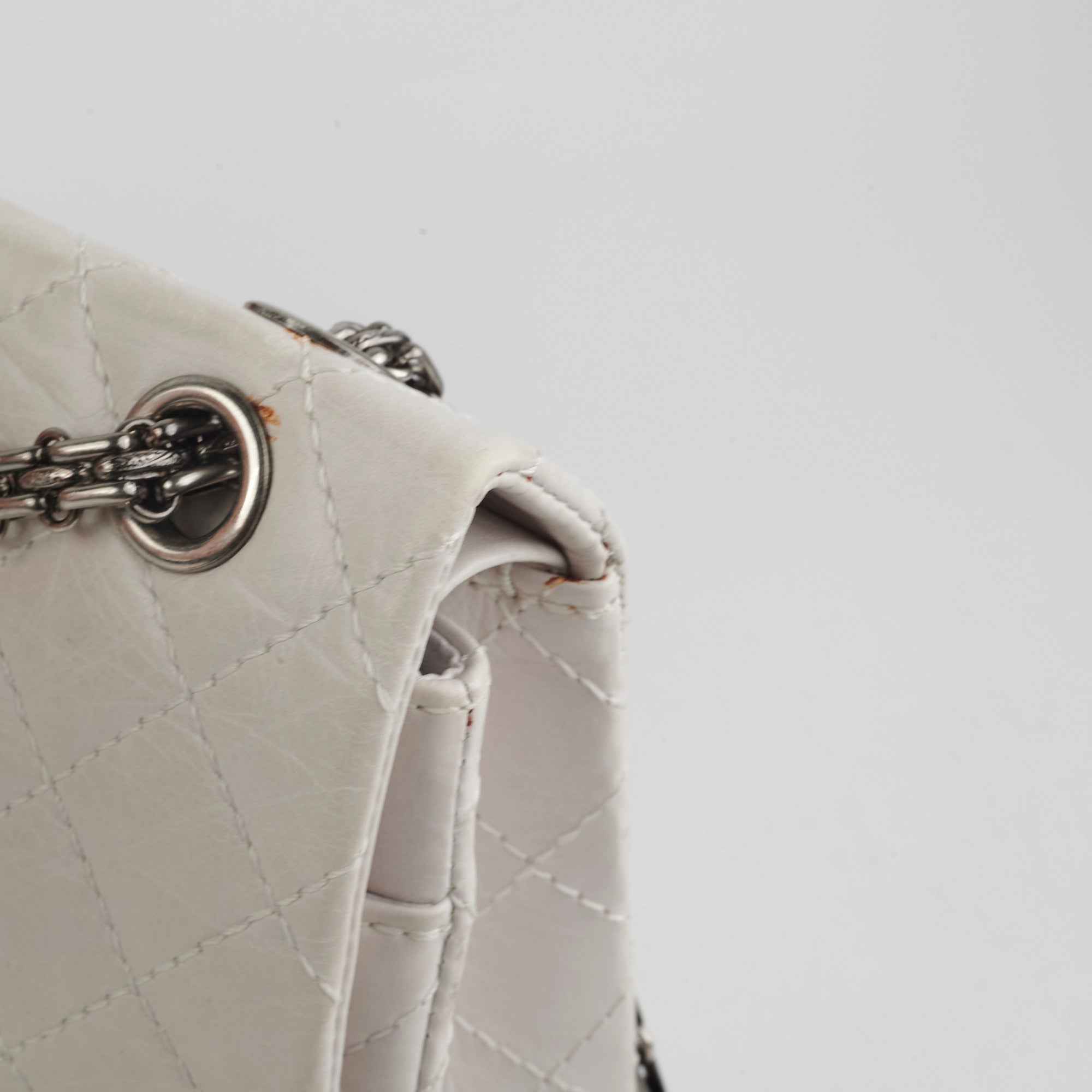 Chanel Reissue 225 Grey Calfskin Leather Handbag - Luxury Designer Shoulder Bag for Women | Perfect for Work, Evening Events & Special Occasions