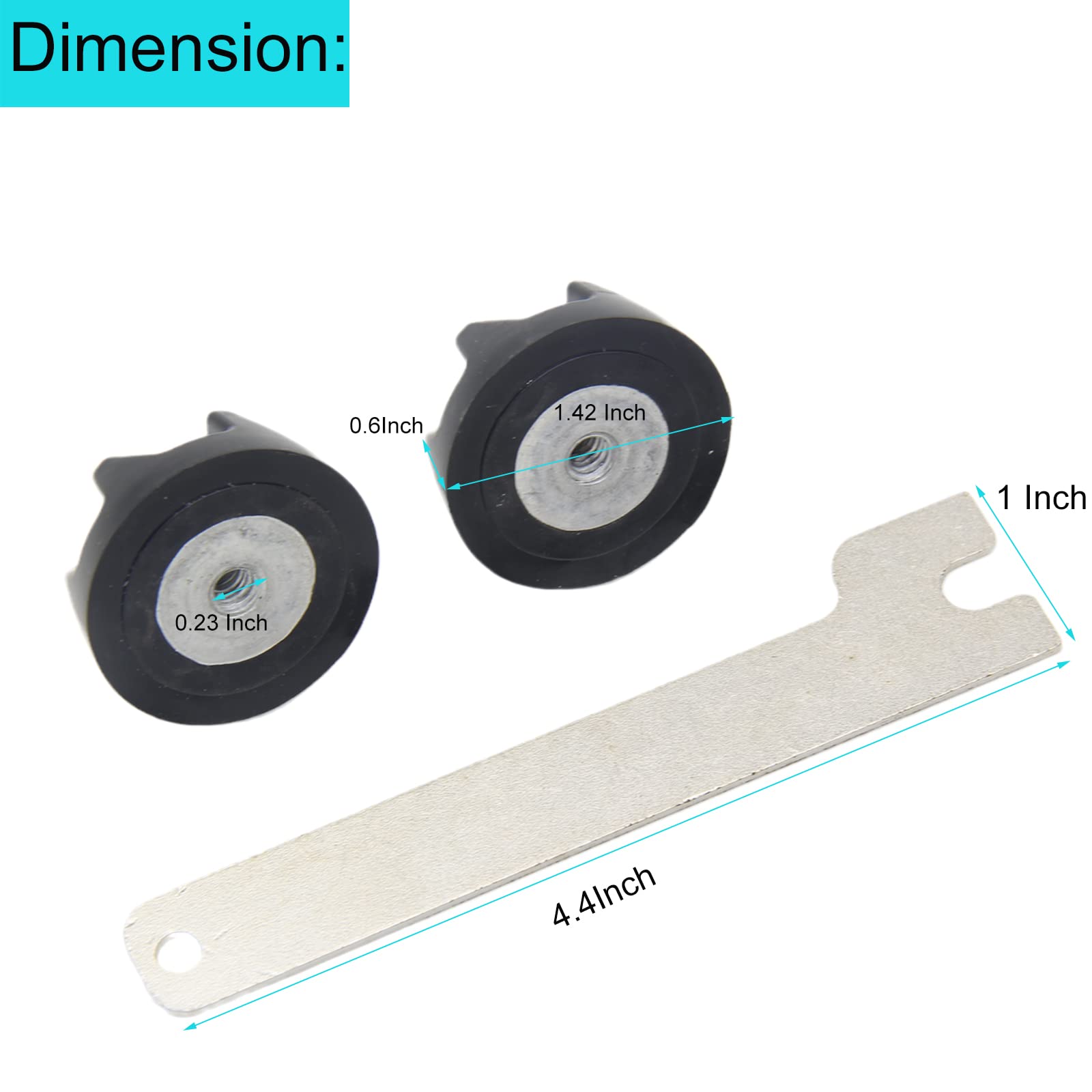 KitchenAid Blender Coupler Replacement - Compatible with KSB5 & KSB3 Models (WP9704230VP, WP9704230, PS11746921) - Includes Spanner Tool - Perfect for Smoothie Making & Food Processing