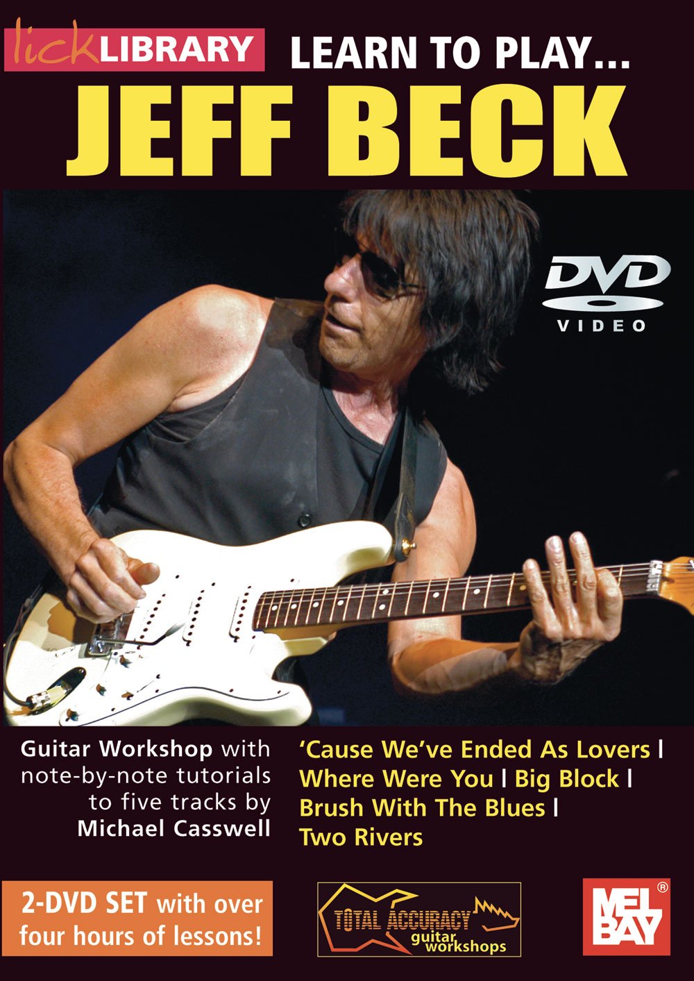 Jeff Beck Guitar Lessons - Learn to Play Like a Legend with 2-DVD Instructional Set | Perfect for Beginners & Intermediate Guitarists at Home