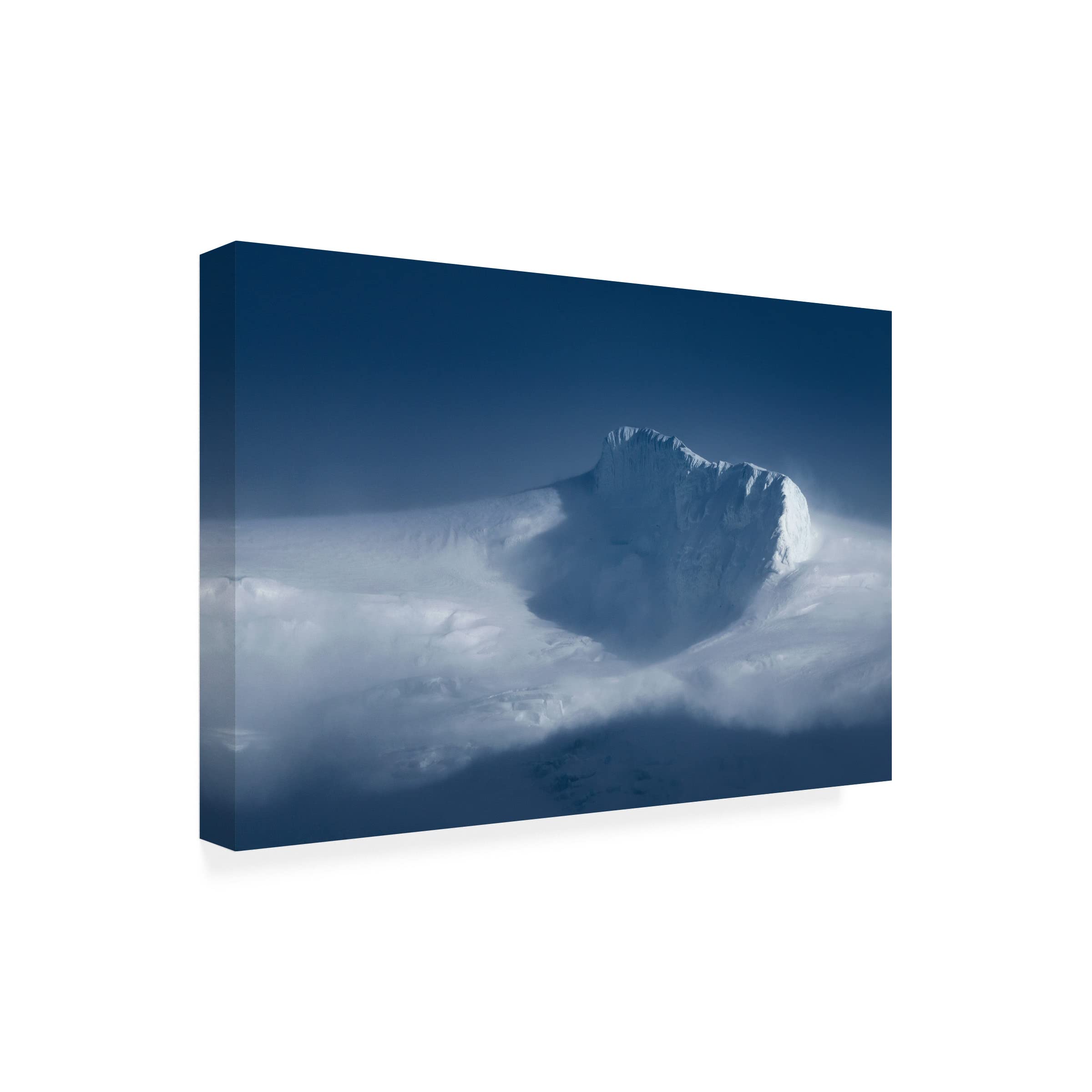 Trademark Fine Art 'Natural Ice Sculpture' Canvas Wall Art Print by Mathieu Rivrin - Modern Home Decor for Living Room, Bedroom & Office