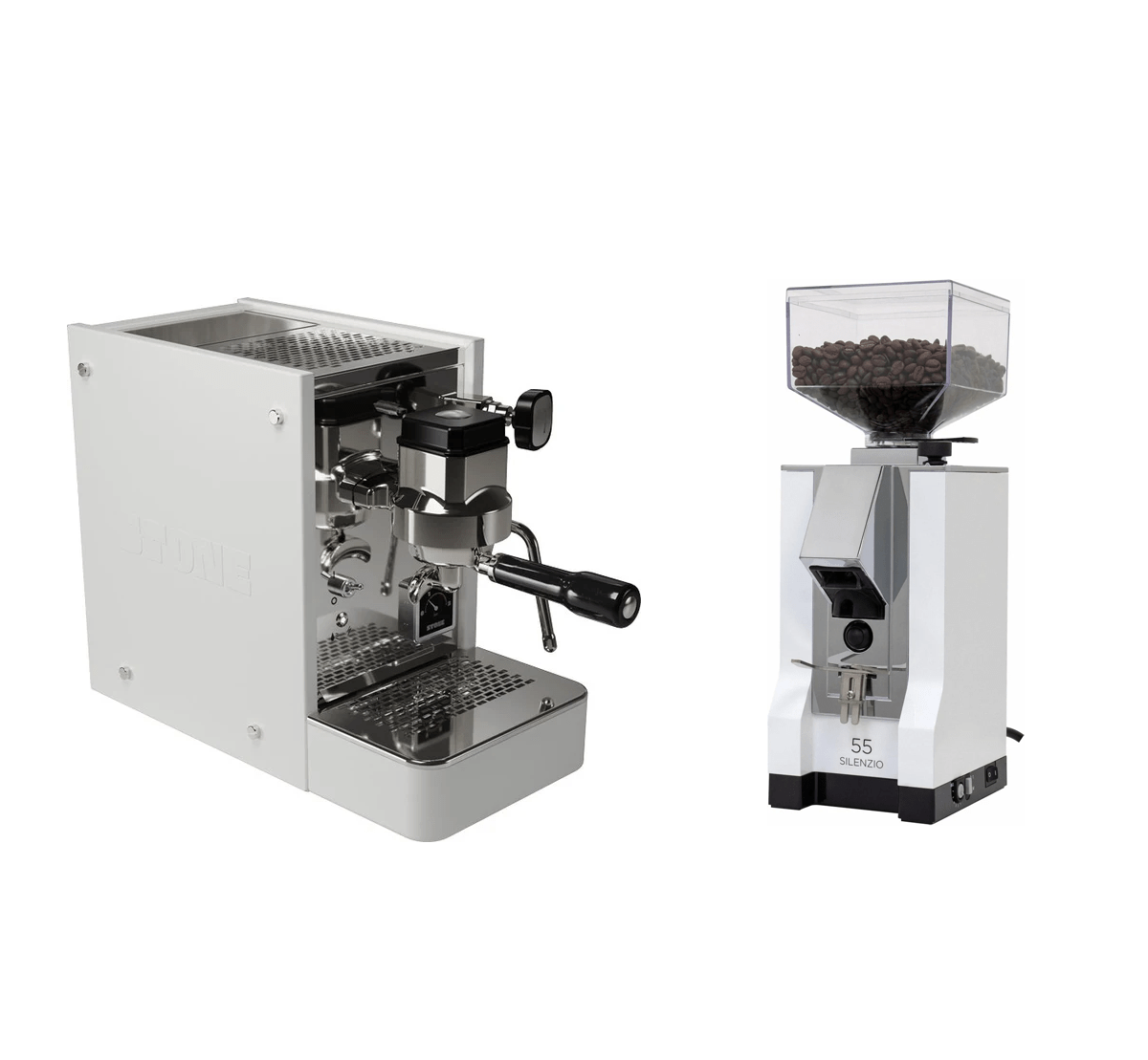 Eureka Mignon Silenzio 55 Espresso Grinder with Stone Lite Bundle - Quiet Coffee Grinder for Home Baristas & Coffee Enthusiasts - Perfect for Espresso, Latte & Cappuccino Brewing