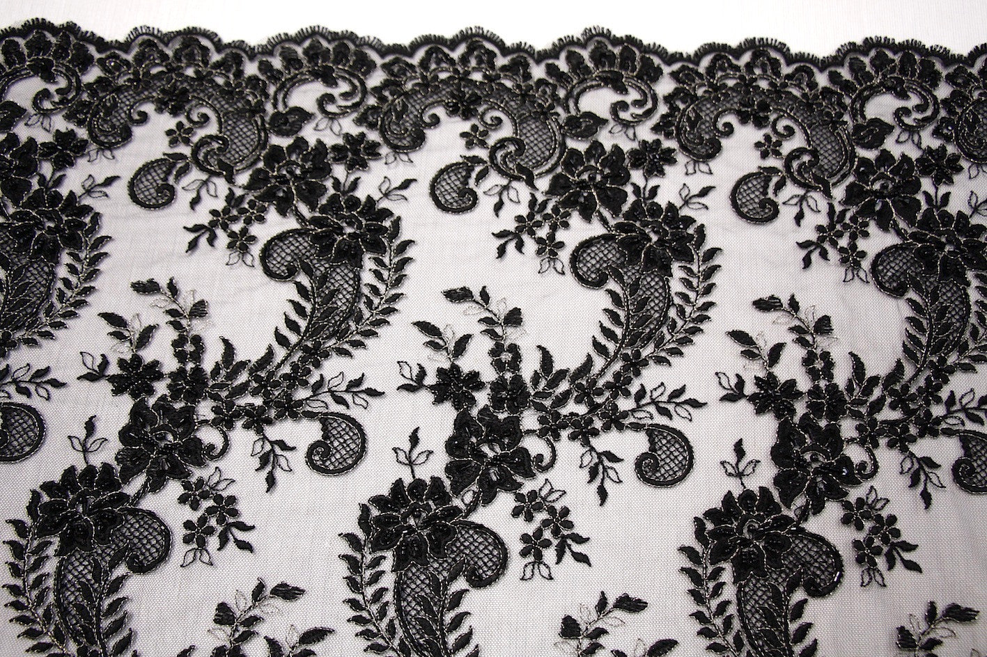 Celine Black and Gold Lace Trim Dress - Elegant Evening Gown for Weddings, Parties & Special Occasions