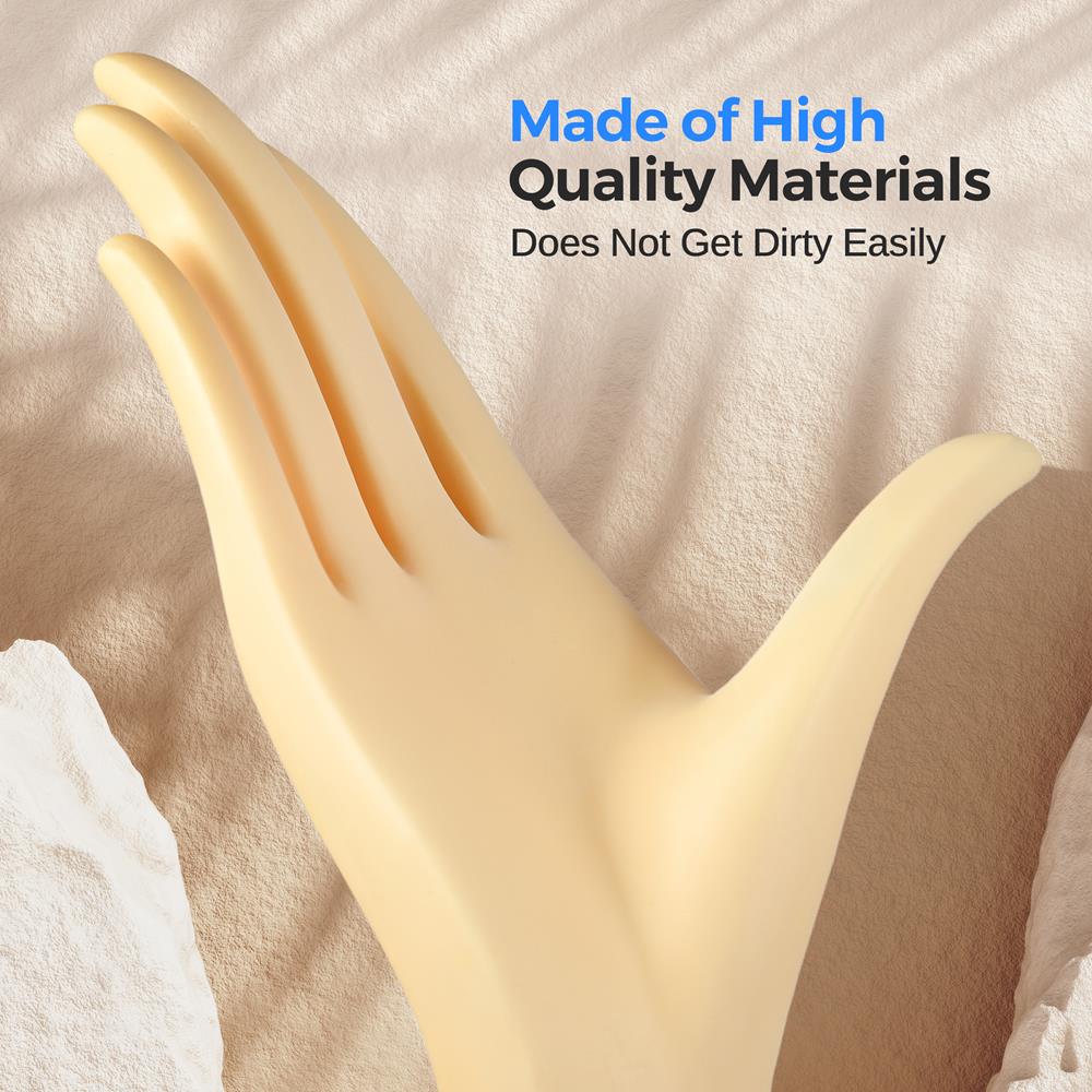 Female Mannequin Hand Display Holder Stand - Perfect for Jewelry, Rings, Watches & Accessories Showcase in Retail Stores, Boutiques & Photography Studios