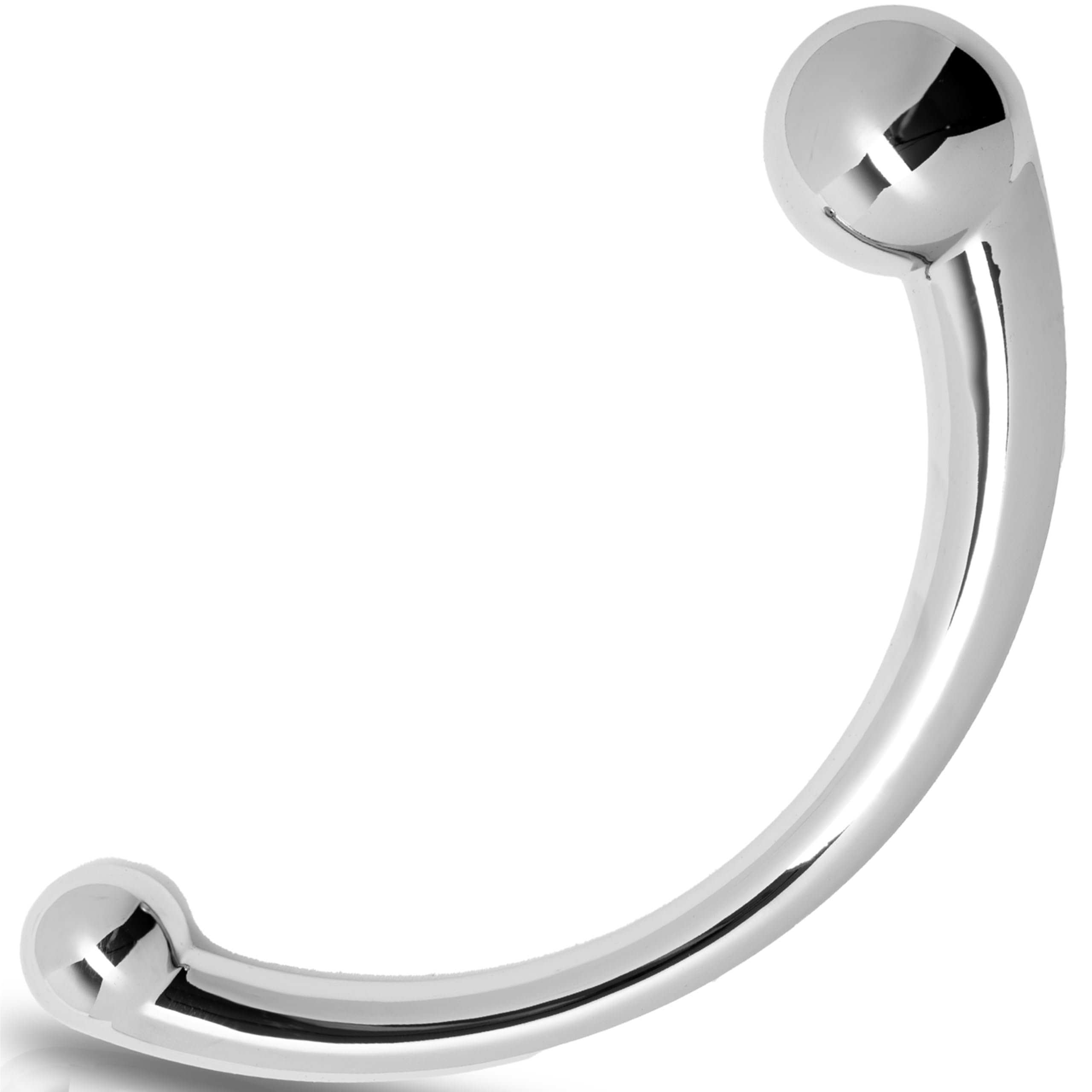 Stainless Steel Anal Plug 16cm - 2.1/3.2cm Diameter - Smooth Surface Beginner Sex Toy for Women & Men - G-Spot Massager - Perfect for Couples Play & Solo Exploration