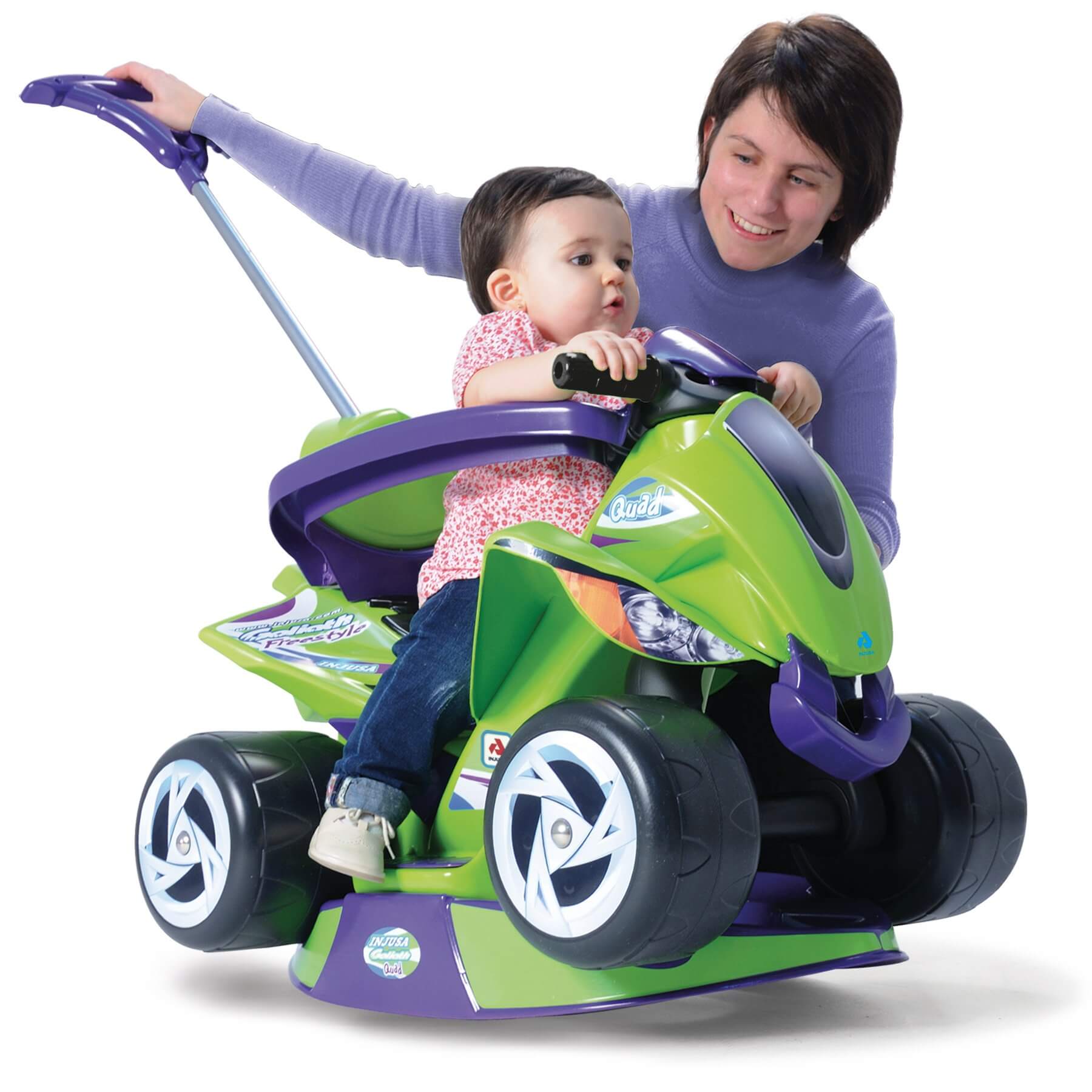 KidsVIP Goliath Edition Ride-On Push Car with Rocking Stand, Push Handle & Safety Guards - Fun Toddler & Kids Riding Toy for Indoor & Outdoor Play
