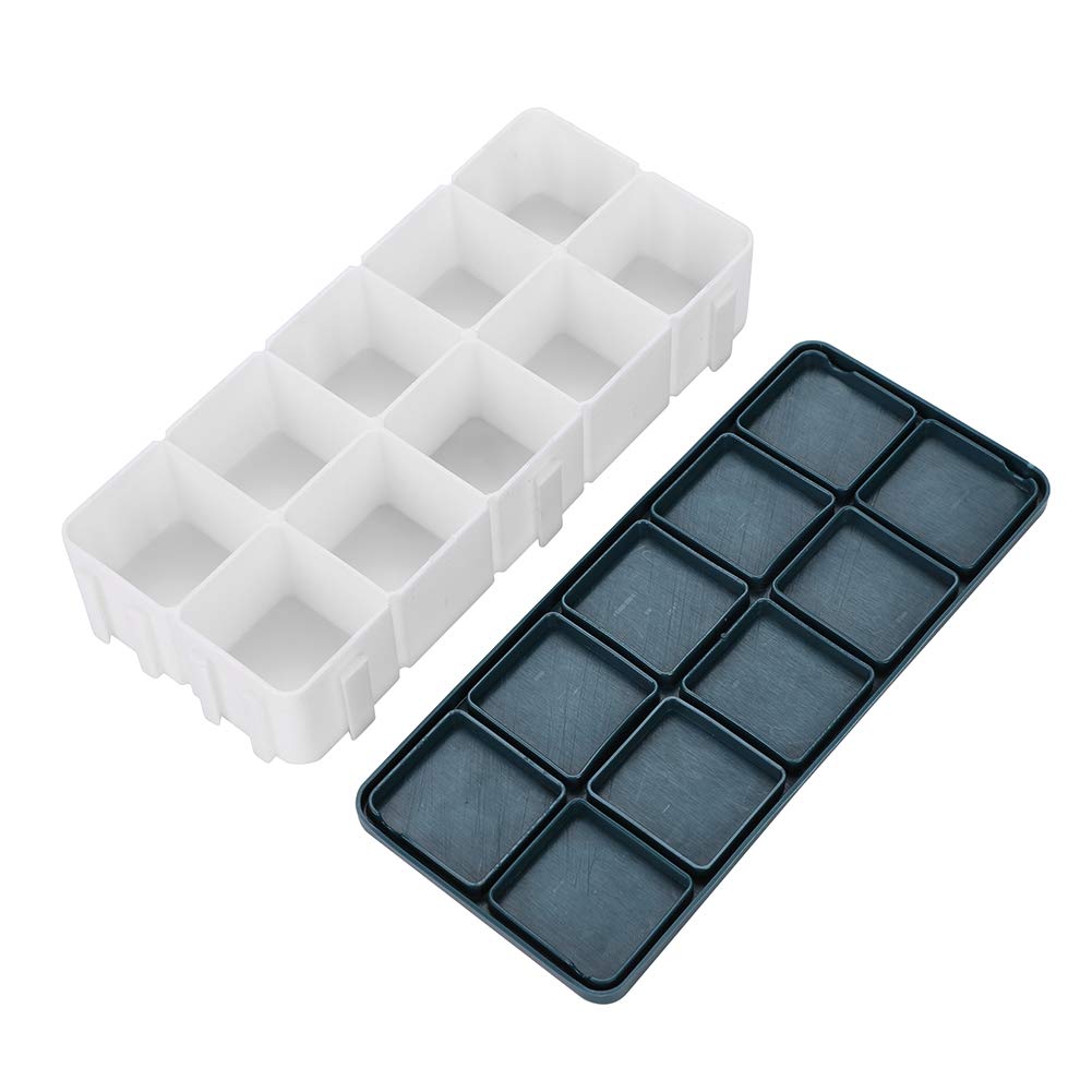 Leak-Proof 10/68 Wells Plastic Watercolor Palette Box with Soft Cover - Airtight Paint Tray for Artists - Ideal for Watercolor, Acrylic, Oil Paint & Gouache - Perfect for Studio, Outdoor Sketching & Travel Art Supplies