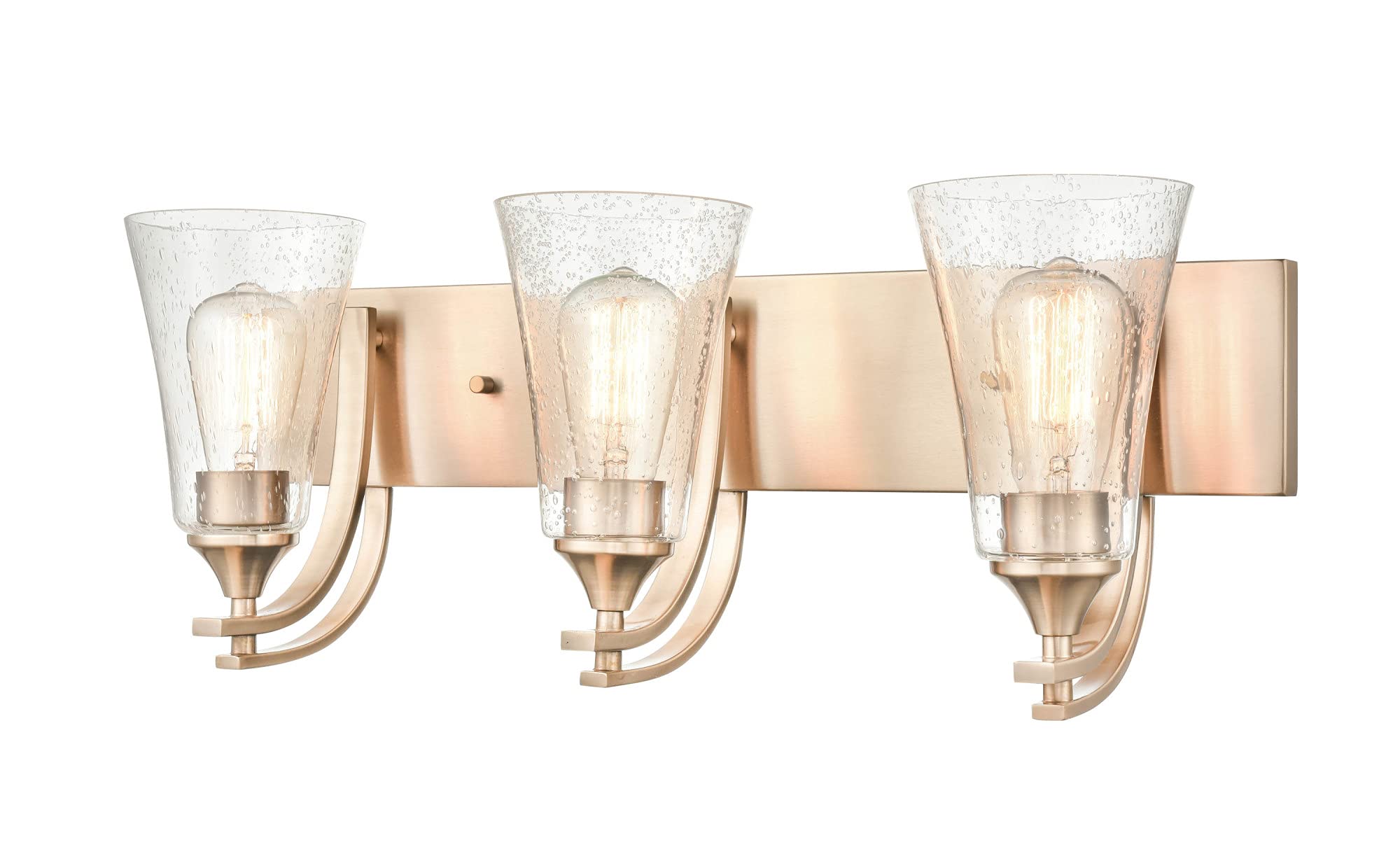 Millennium Lighting Natalie Metal 3-Light Bathroom Vanity Light Fixture - Matte Black Finish for Modern Bathroom, Powder Room or Dressing Area