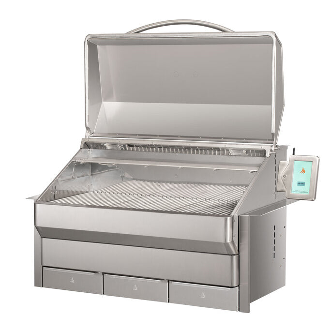 Memphis Grills Elite 39 Built-In ITC 3 Pellet Grill - VGB0002S | Outdoor BBQ, Backyard Cooking & Smoking | Perfect for Patio, Tailgating & Camping