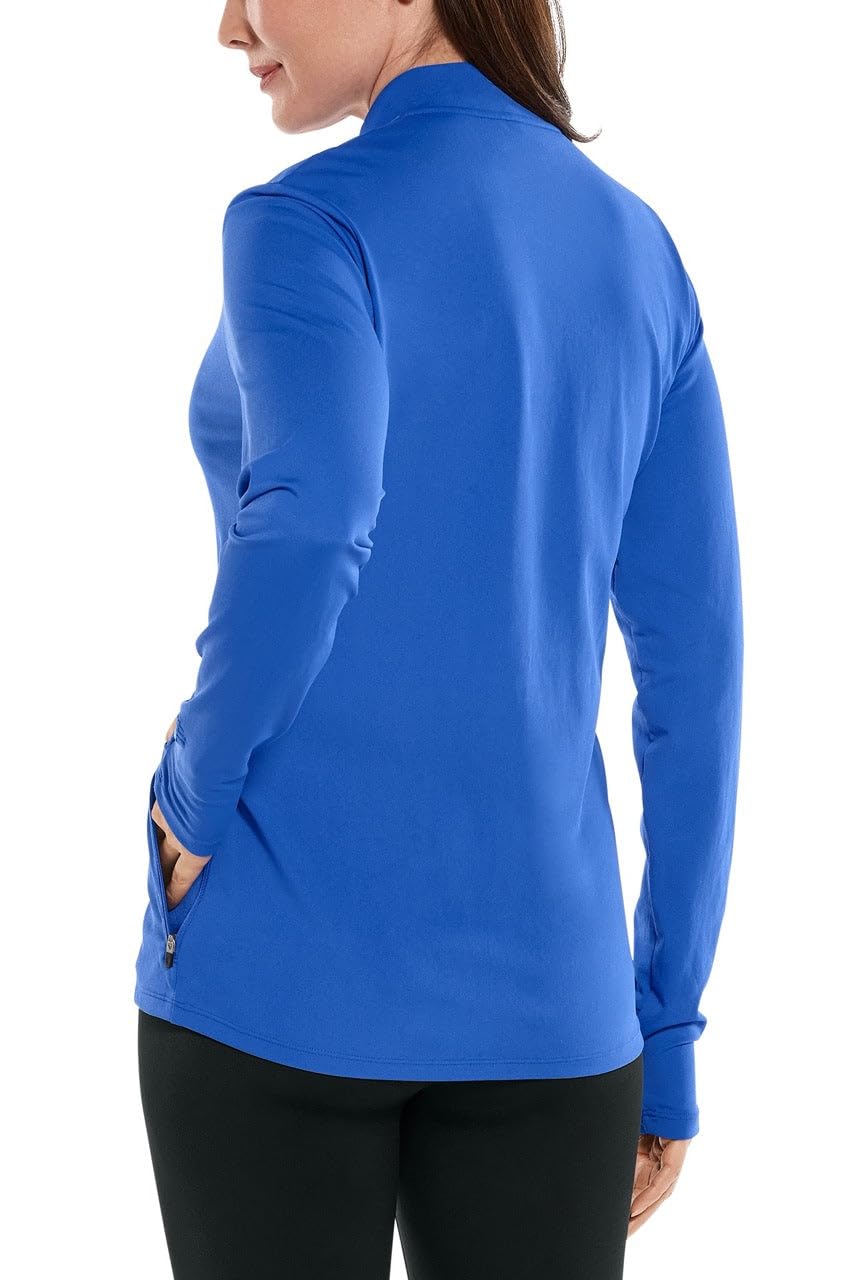 Coolibar UPF 50+ Women's Sun Protective Water Jacket - Lightweight Quick-Dry Swim Cover Up for Beach, Pool & Outdoor Activities