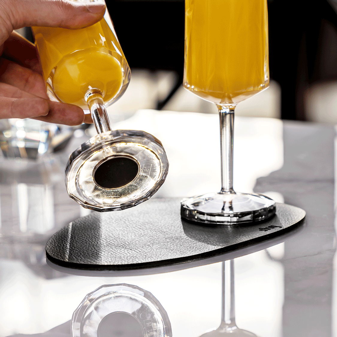 Portofino Olive Magnetic Light with Placemat & Pad - Perfect for Kitchen, Dining Table, and Home Decor