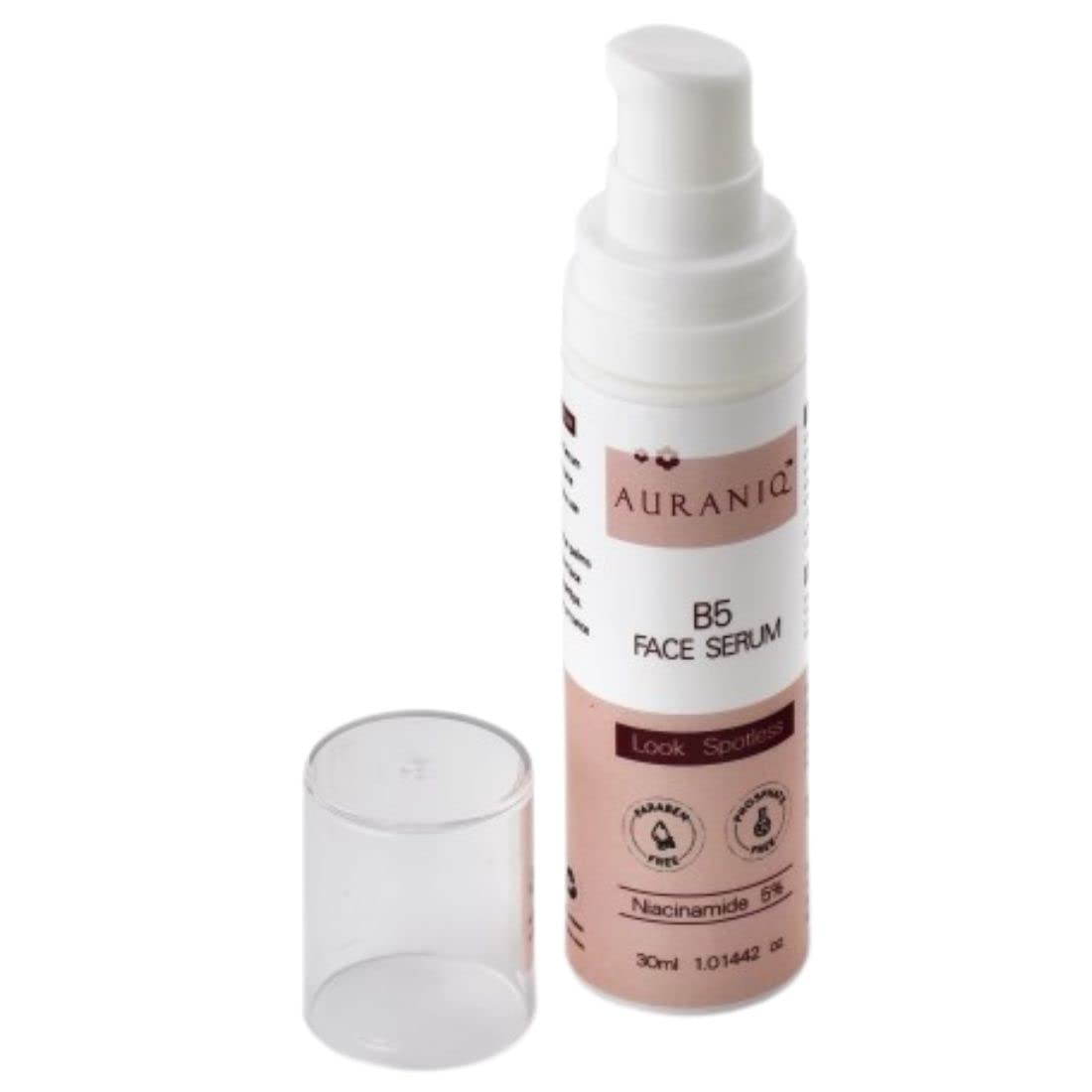 AURANIQ B5 Face Serum with Hyaluronic Acid & Vitamin C - Anti-Aging Serum for Wrinkles & Collagen Boost - Skin Firming Treatment - 1 fl oz (30ml) - Perfect for Daily Skincare Routine & Nighttime Use