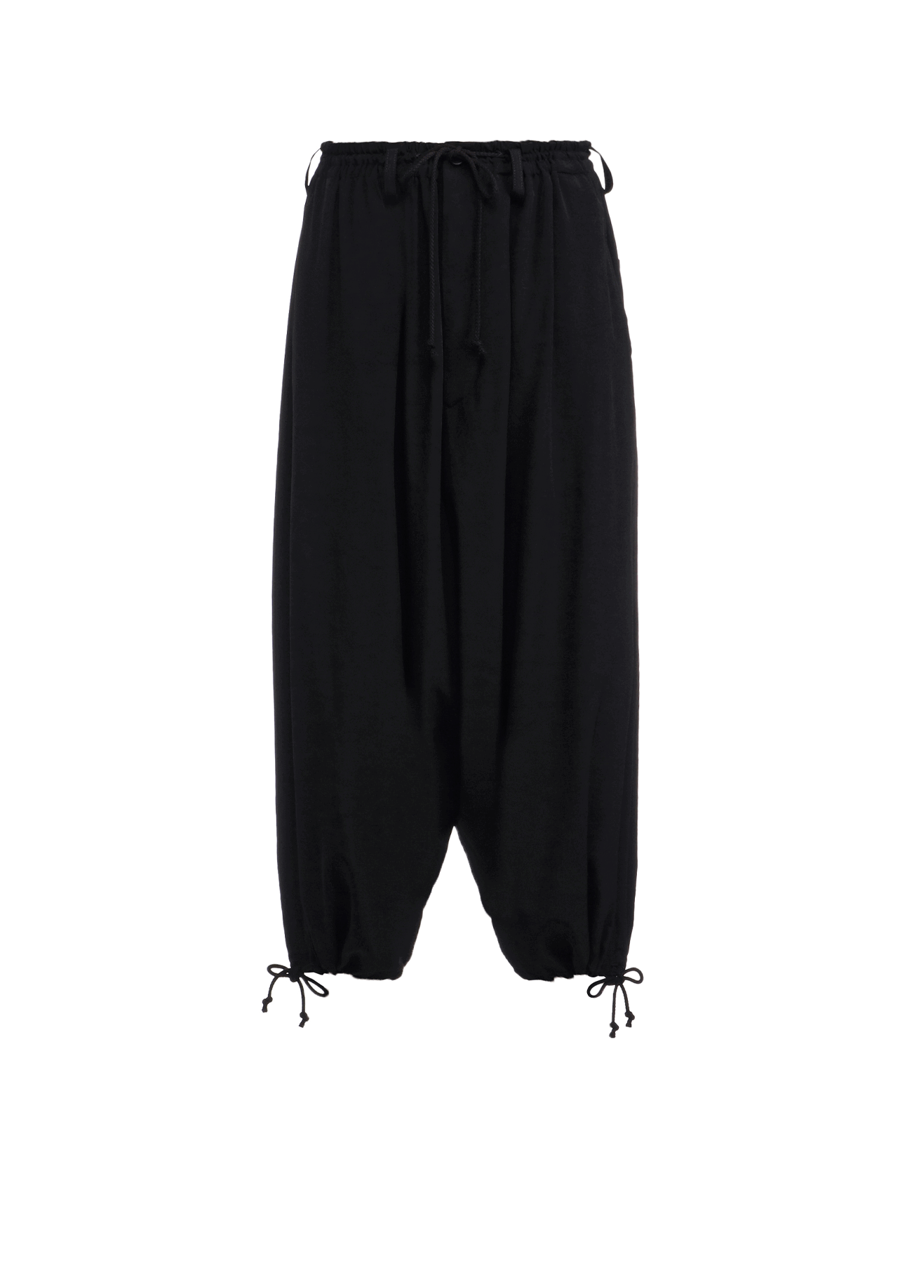CREPE de CHINE BALLOON SAROUEL PANTS - Women's Flowy Wide Leg Lounge Pants for Yoga, Meditation & Boho Fashion