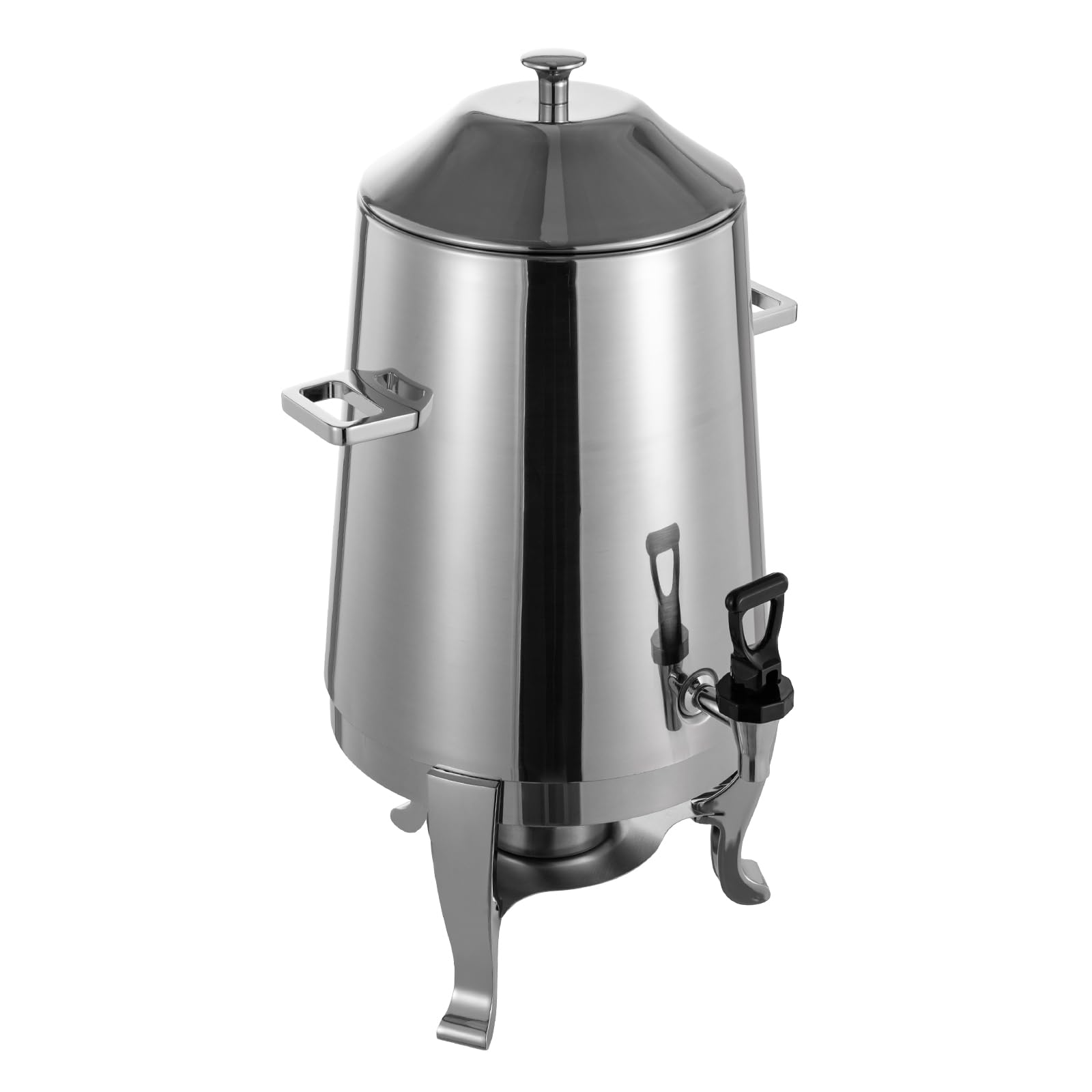 13L Commercial Stainless Steel Hot Beverage Dispenser with Spigot - Coffee Chafer Urn for Hot Water, Tea & Drinks - Ideal for Catering, Buffets, Restaurants & Office Events (13L, Silver)