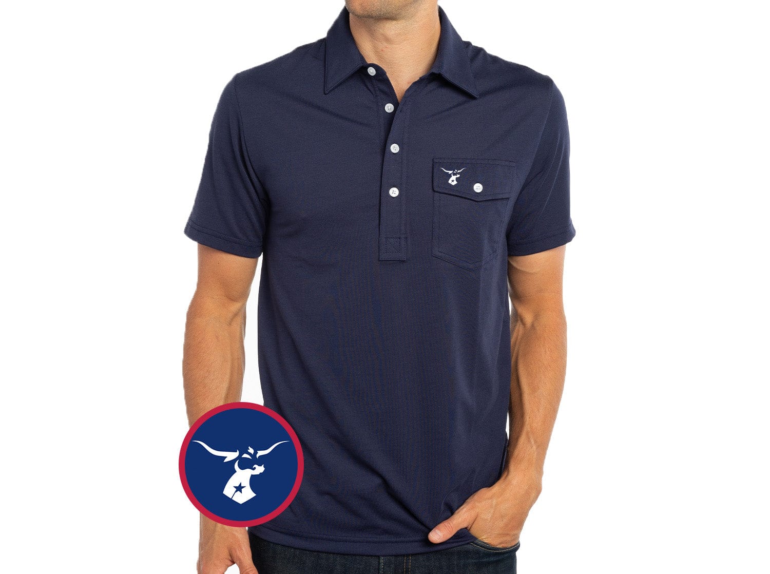 FC Dallas Performance Players Shirt - Longhorn Navy - Comfortable Soccer Jersey for Fans & Players - Perfect for Games, Training & Casual Wear