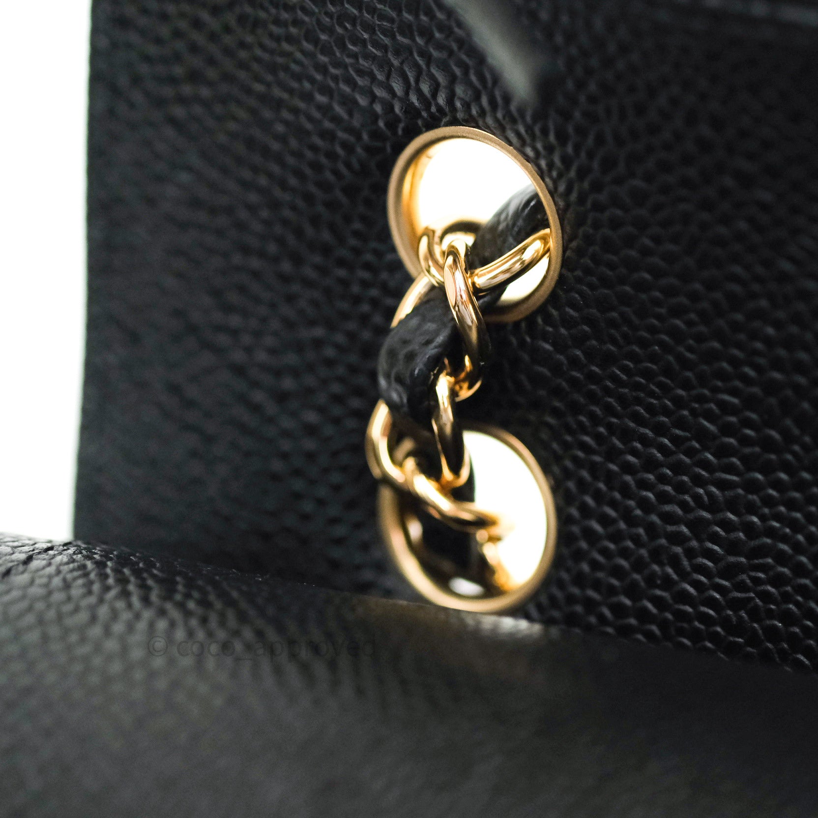 Chanel Classic Medium Double Flap Bag Black Caviar Leather with Gold Hardware - Luxury Designer Handbag for Women, Perfect for Work, Evening & Special Occasions