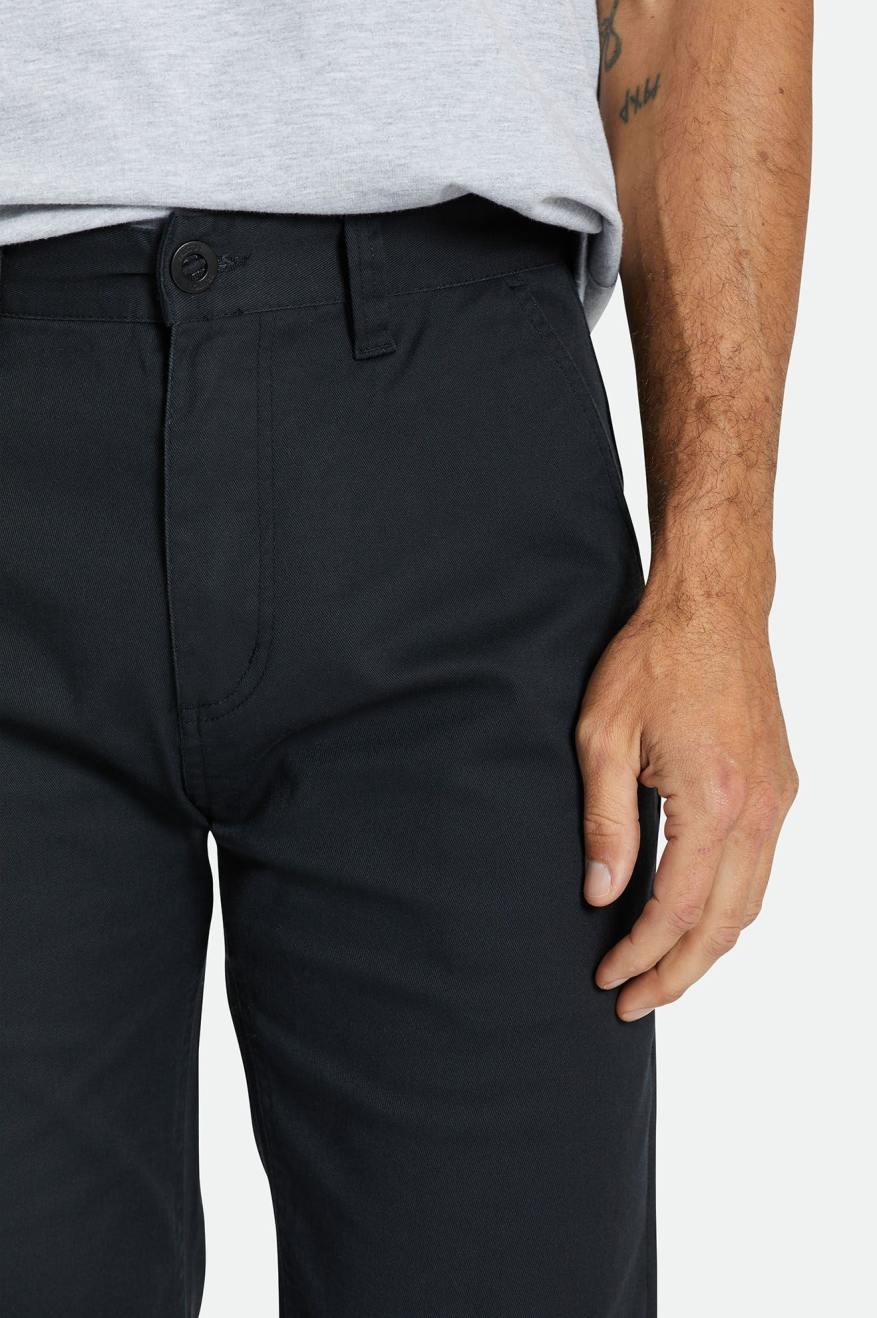 Choice Chino Slim Pants for Men - Classic Black Stretch Dress Pants | Comfortable Office Wear & Casual Business Attire