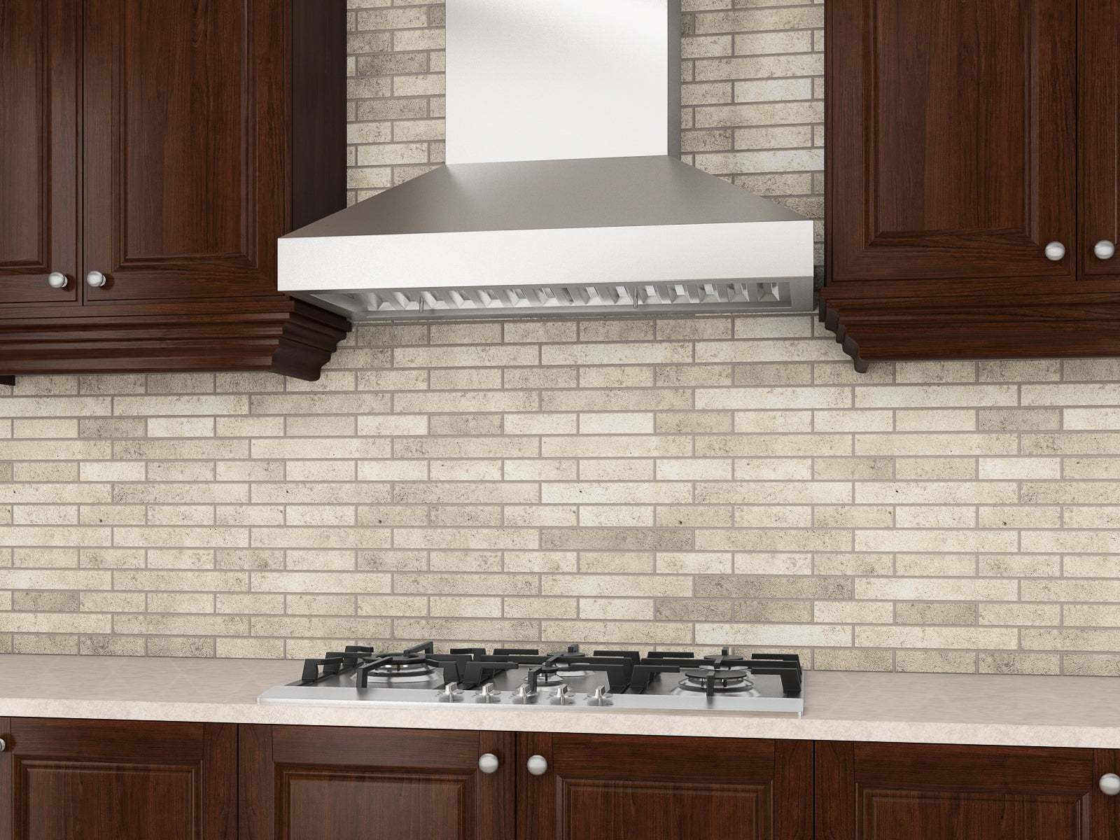 Pro Series 36-Inch Pyramid Range Hood with Hidden Controls - Stainless Steel Kitchen Vent Hood for Modern Home Cooking