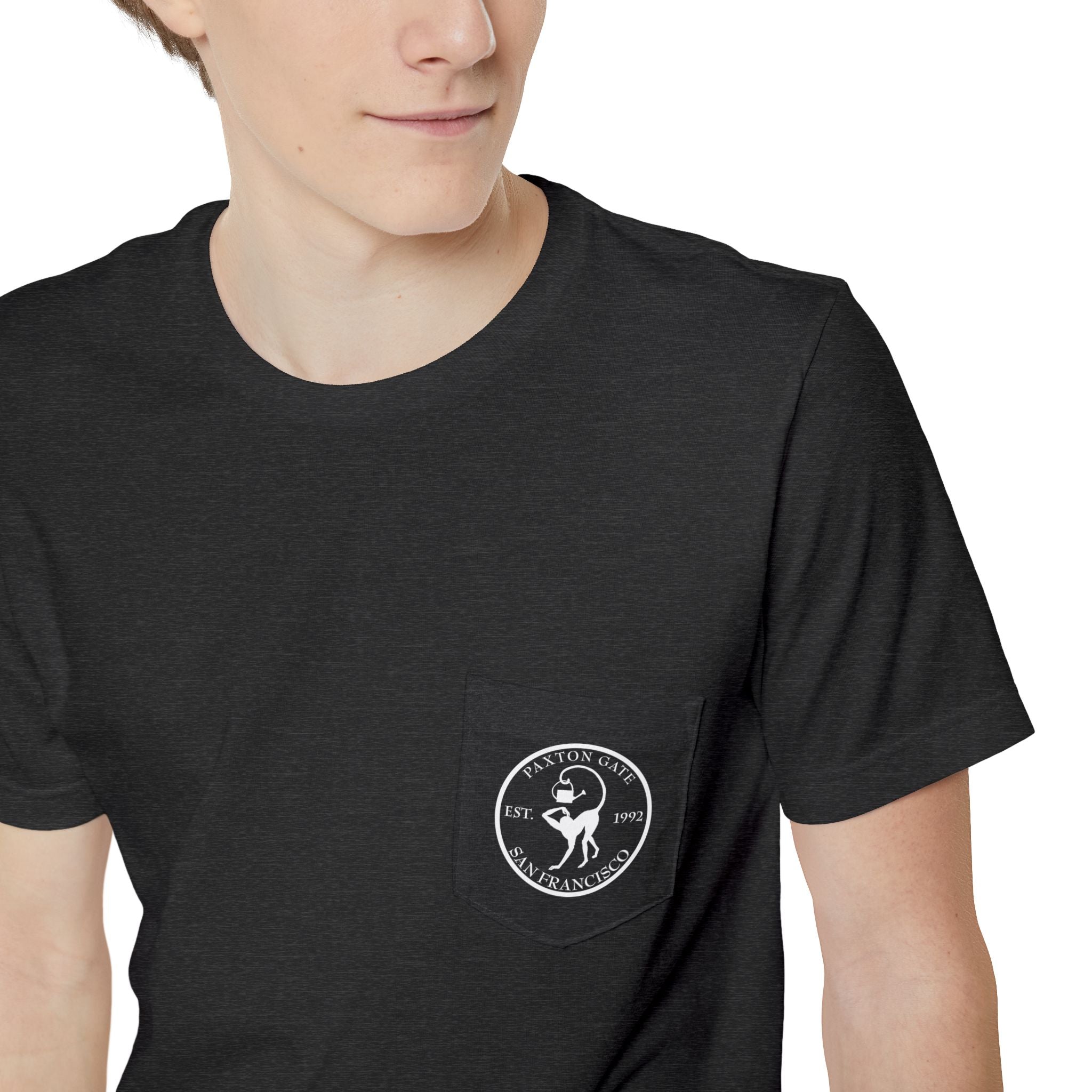 Unisex Mantis Pocket T-Shirt by Kris Struble - Stylish Graphic Tee for Men & Women | Perfect for Casual Wear, Street Fashion & Everyday Outfits