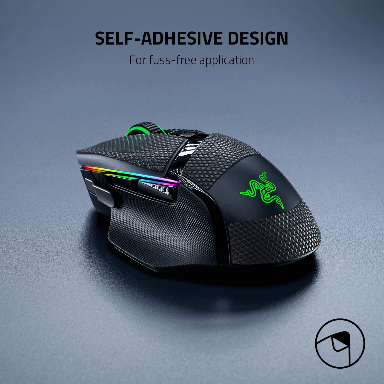Razer Basilisk Ultimate HyperSpeed Wireless Gaming Mouse with Grip Tape - Ergonomic RGB Gaming Mouse for PC, Mac - Perfect for FPS, MOBA & Esports Gaming