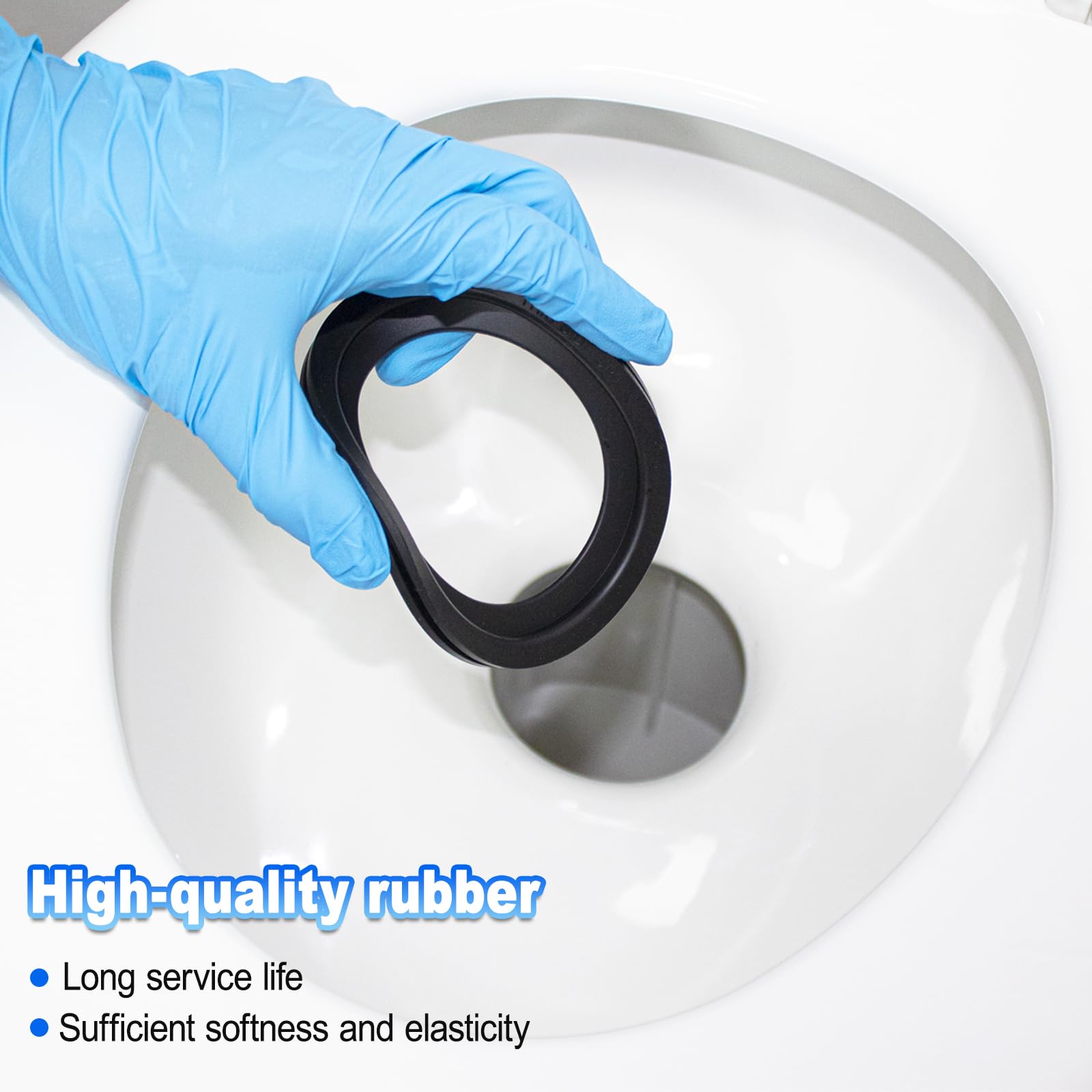 Dometic 300/310/320 RV Toilet Seal Replacement Kit - 3 Pack Flush Ball Rubber Gasket (Replaces Part #385311658) | Perfect for Camper, Motorhome & Travel Trailer Toilet Repairs