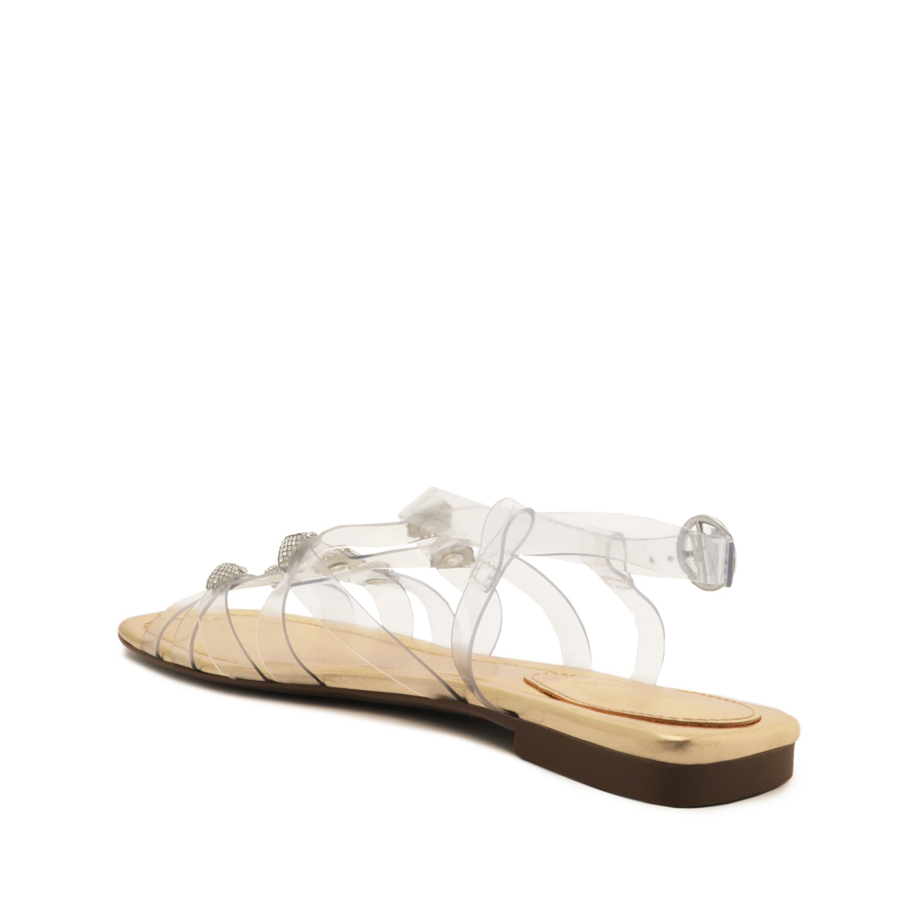 Georgia Vinyl Sandals for Women - U23 Heel Height Flat Comfortable Shoes (S2117501630002) - Perfect for Beach, Pool, and Summer Outings