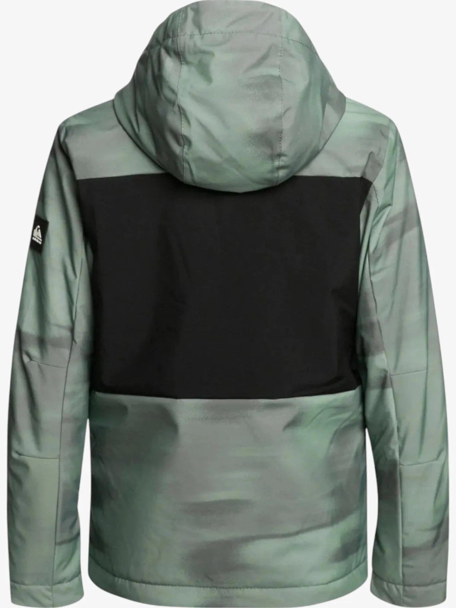 Quiksilver Side Hit Kids Snow Jacket - Green & Yellow Waterproof Winter Coat for Boys & Girls - Perfect for Skiing, Snowboarding & Outdoor Winter Activities