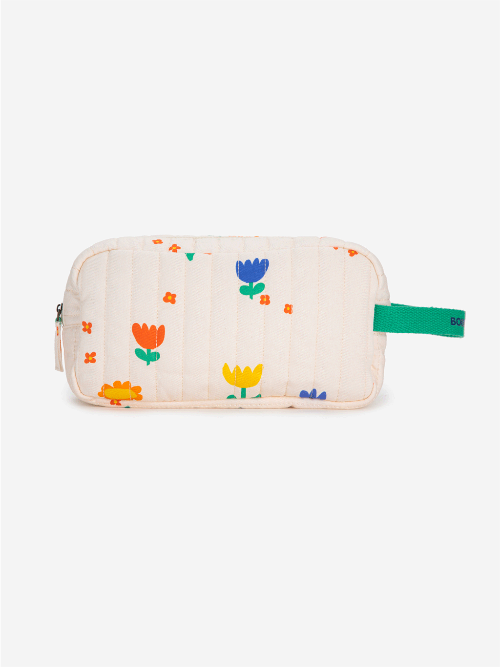 Bobo Choses Floral Print Cotton Pouch - Stylish & Reusable Bag for Garden Parties, Picnics, and Beach Outings