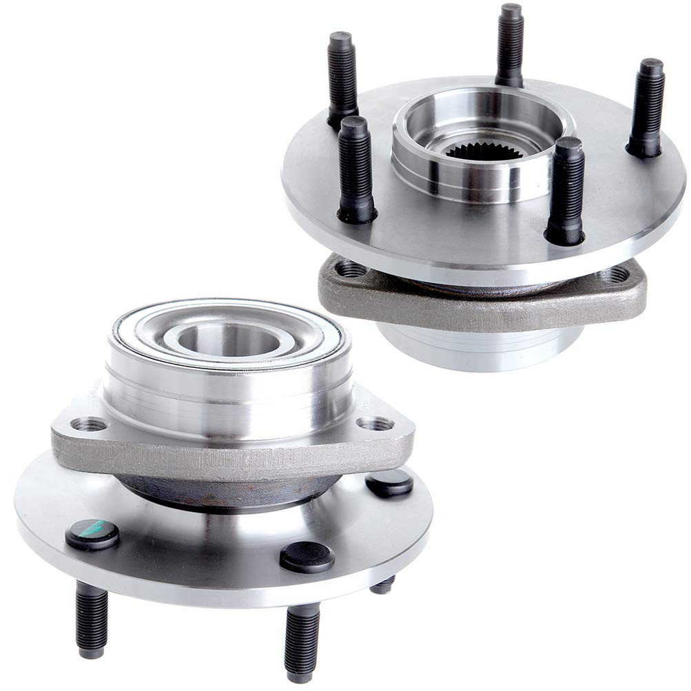 ROADFAR Wheel Bearing and Hub Assembly Kit - Compatible with 1994-1999 Dodge Ram 1500 4WD 2-Wheel ABS (Front) - Replacement for 515006 - 2 Pack - Perfect for Off-Roading, Towing, and Daily Driving
